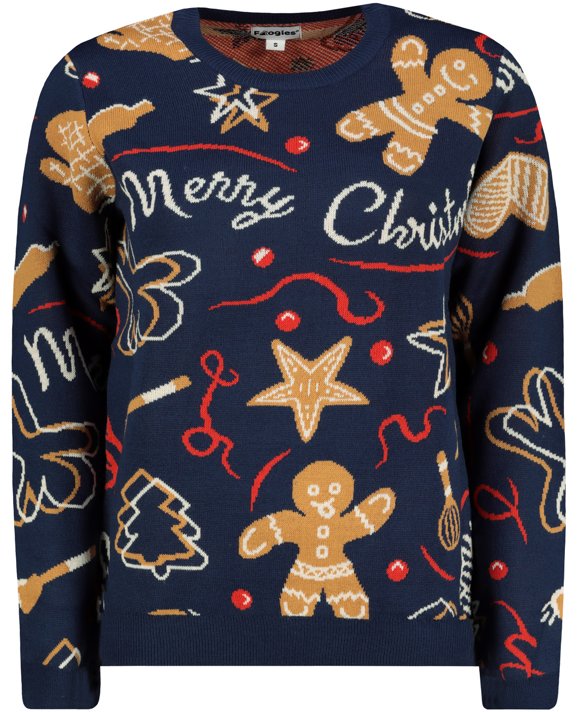 Dámsky sveter Gingerbread Frogies Christmas