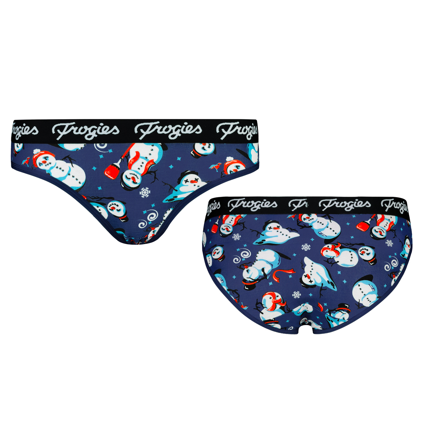 Women's panties Snowmen Christmas - Frogies
