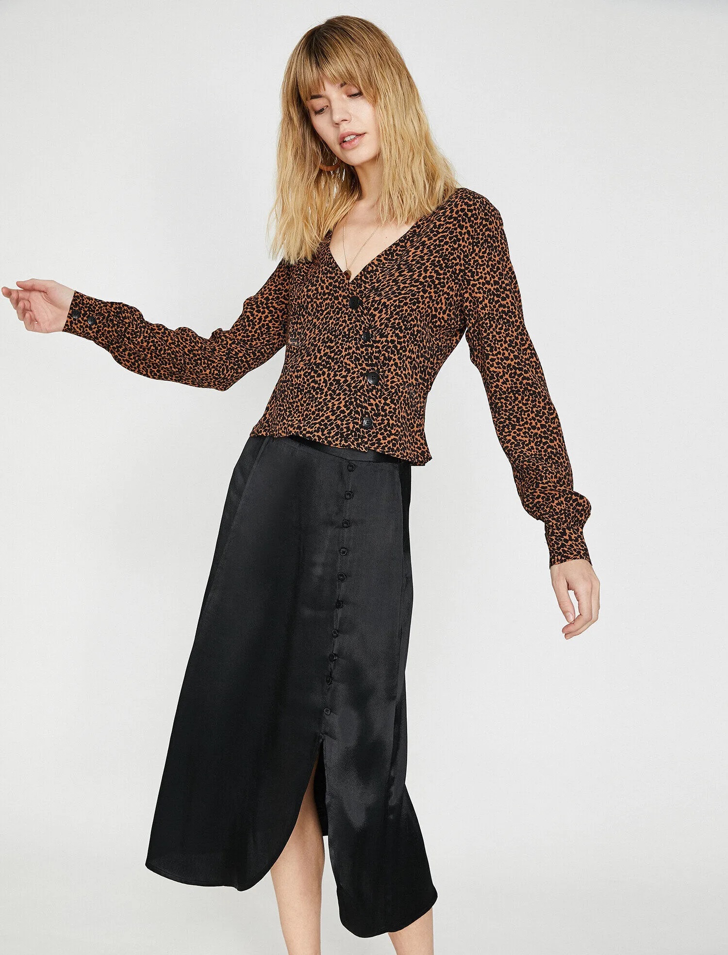 Women's Blouse Koton Leopard