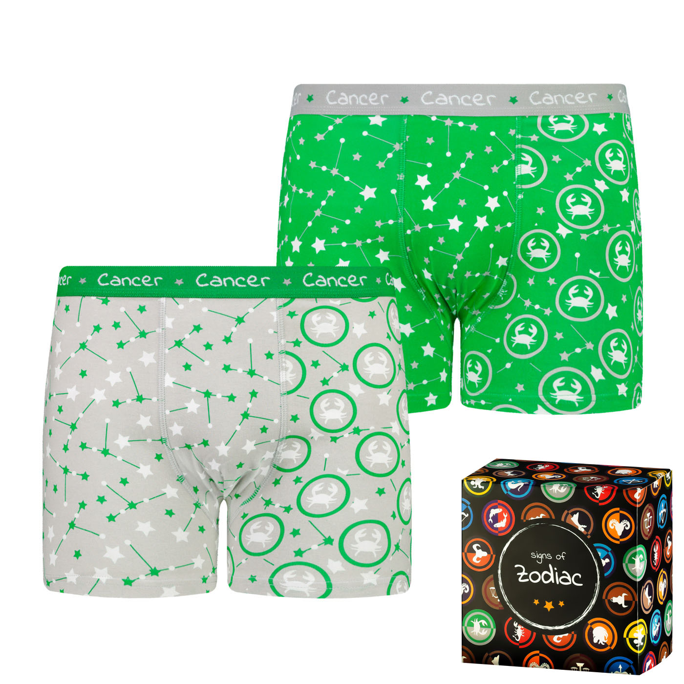 Men's boxers Frogies Zodiac Krebs 2P Gift box