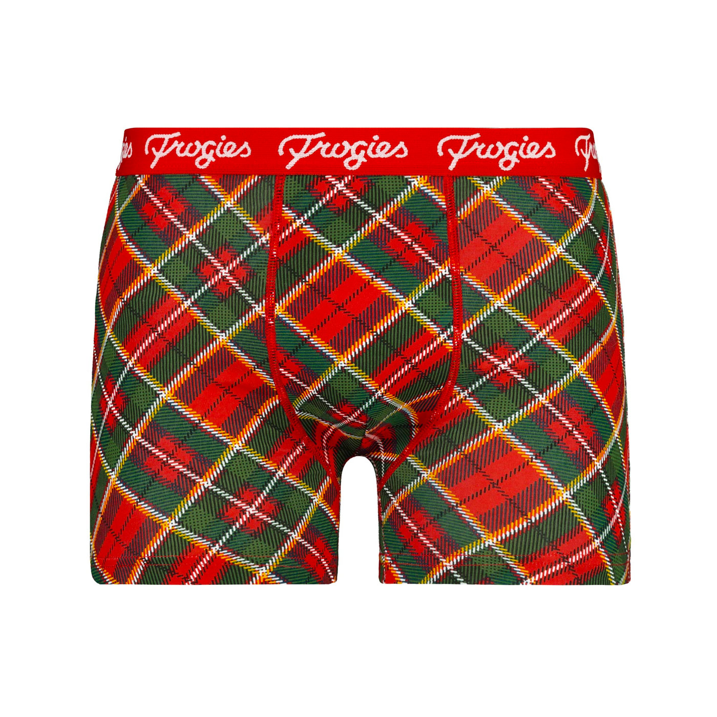 Men's boxers Tartan Frogies Christmas