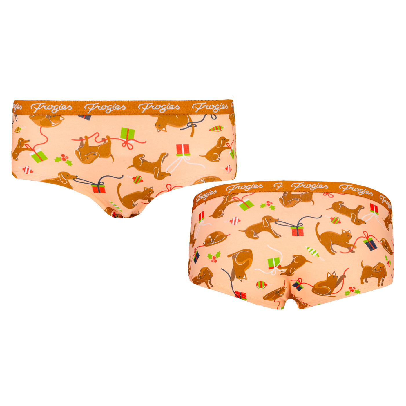 Women's panties Cat Dog 2P Frogies Christmas