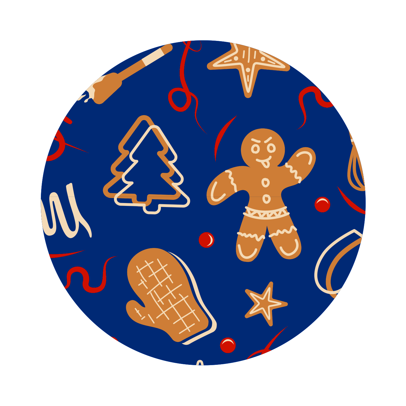 Women's panties Gingerbread Christmas - Frogies