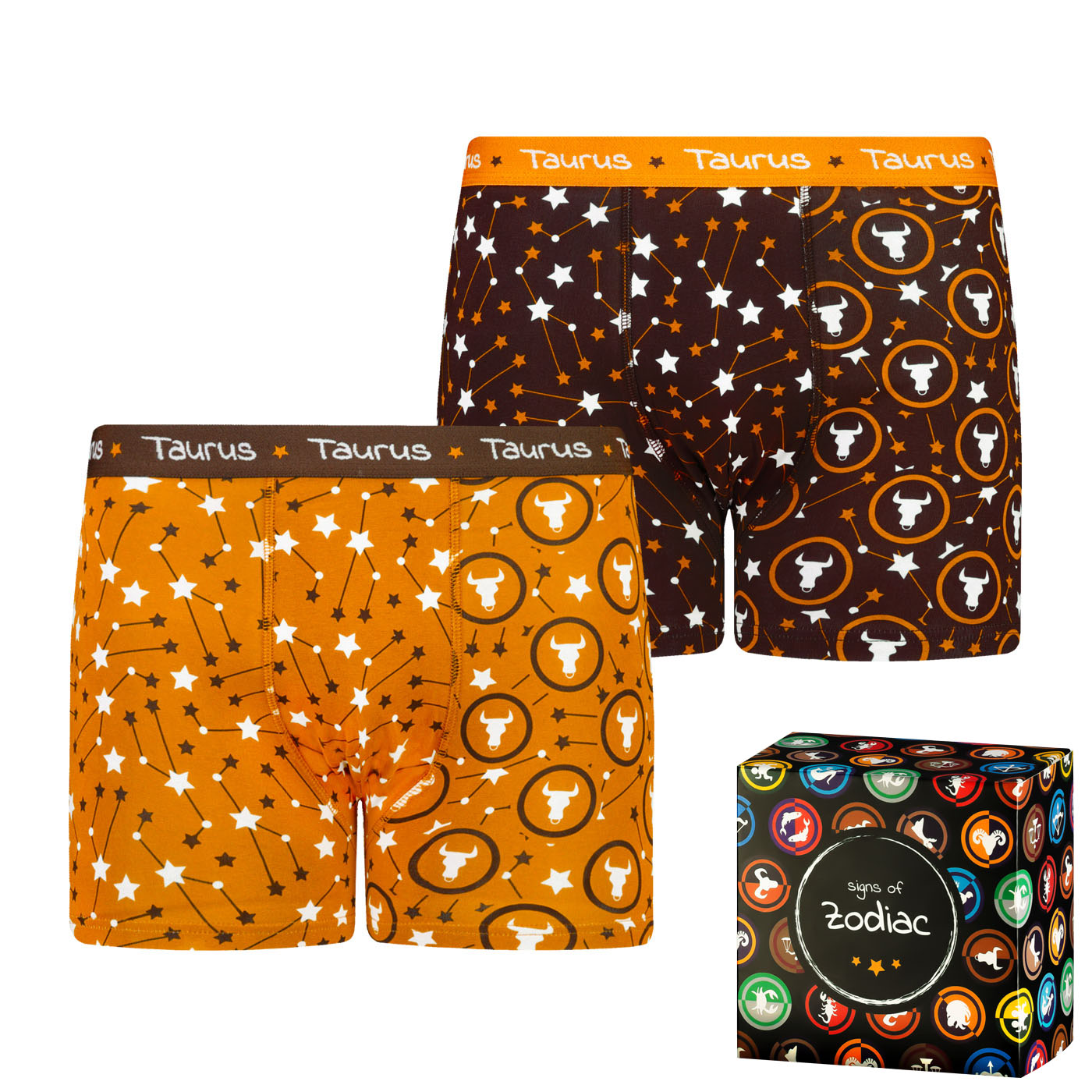 Men's boxers Frogies Zodiac Stier 2P Gift box