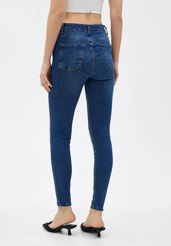Blugi Koton pentru femei. 3sal40028md indigo mediu.