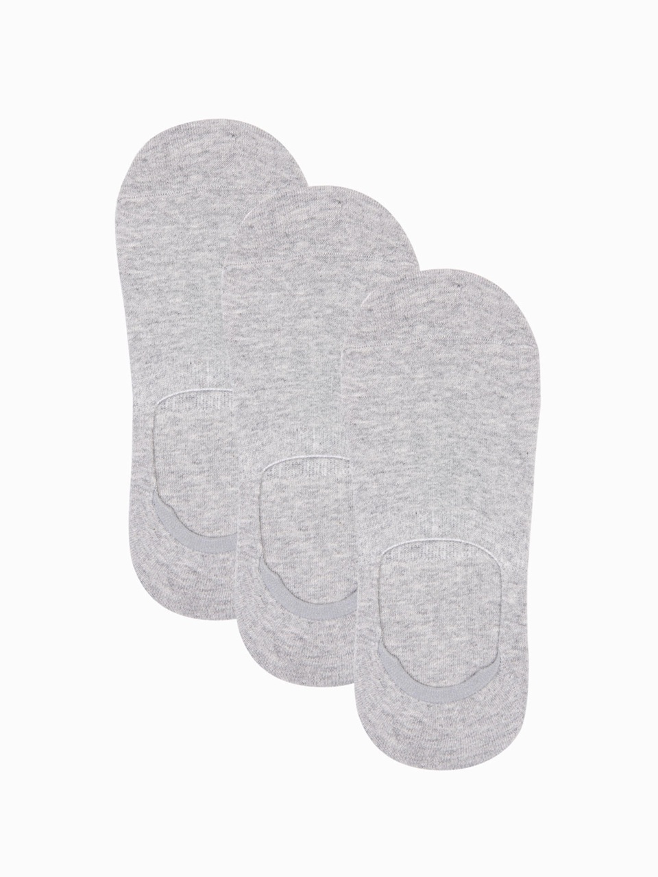 Ombre Men's foot socks 3-pack - white
