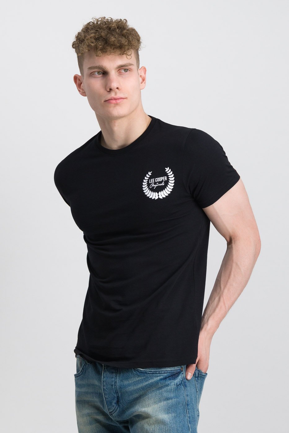 Herren-T-Shirt Lee Cooper Logo