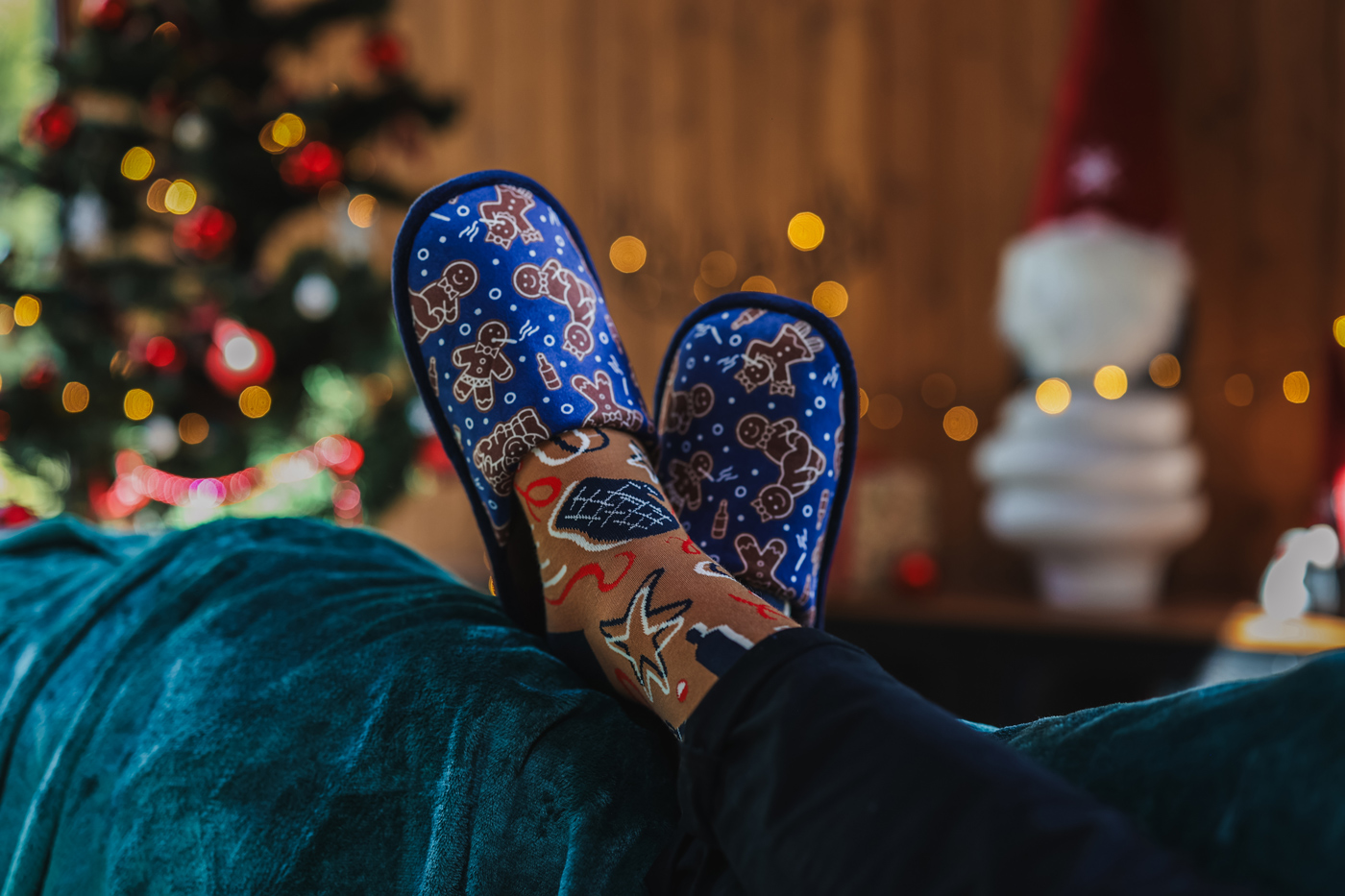 Men&#039;s Slippers Naughty Gingerbread - Frogies