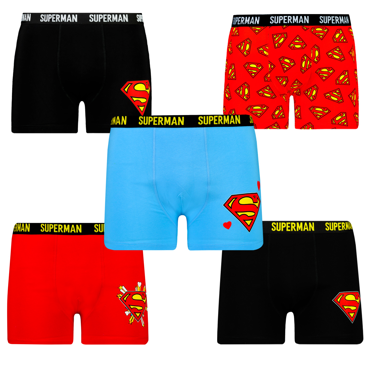 Pánske boxerky 5P Superman Frogies