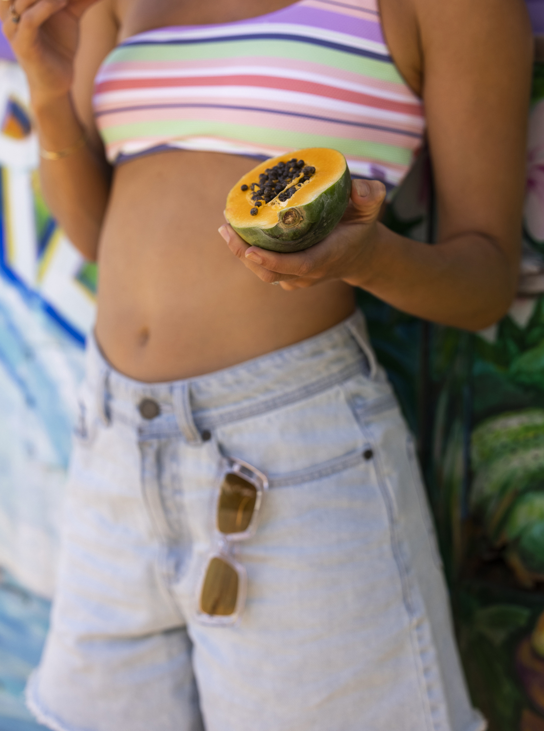 Top bikini pentru femei Roxy ENDLESS SWELL ASSYMETRIC