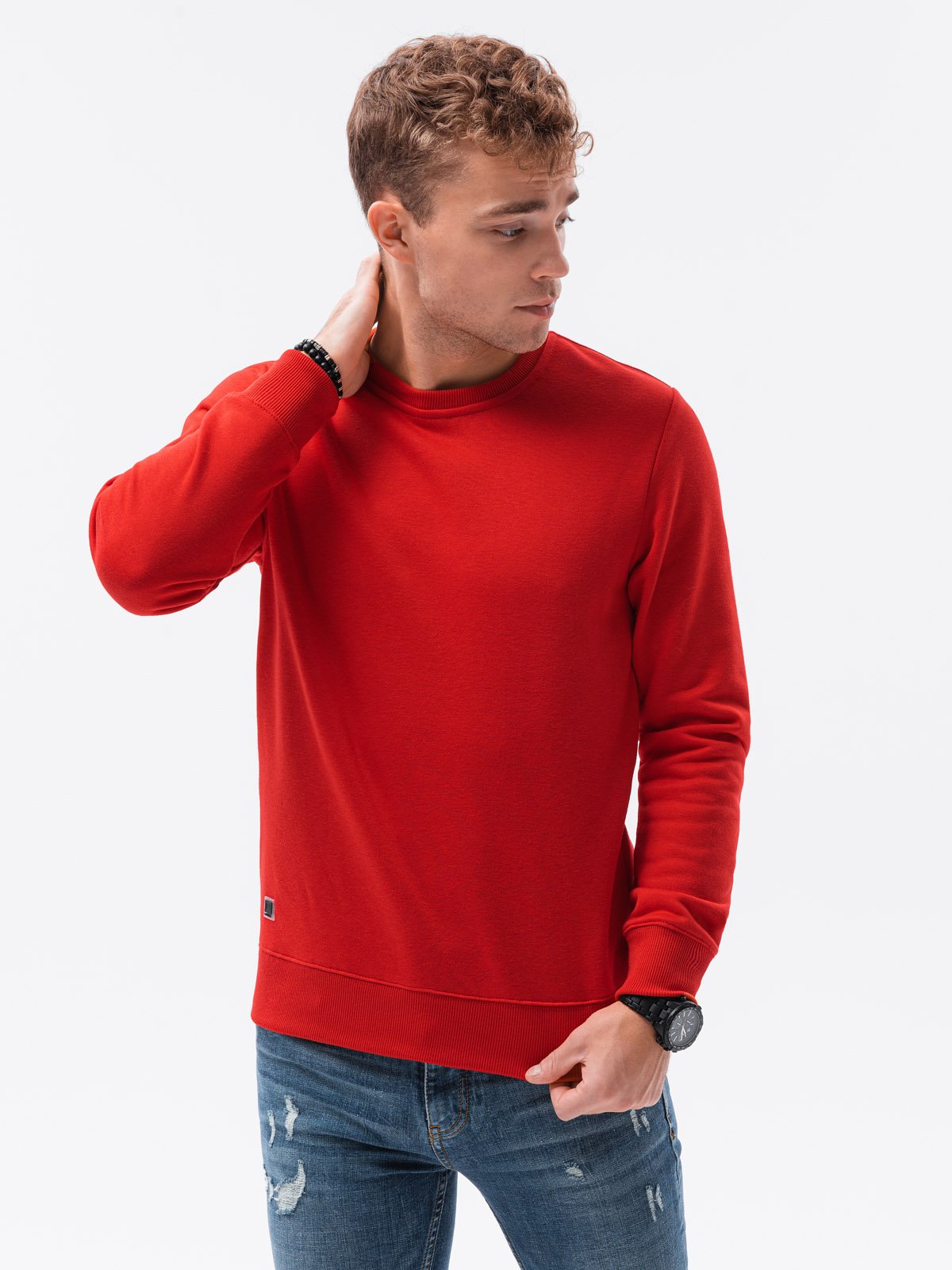 Herren Sweatshirt Ombre