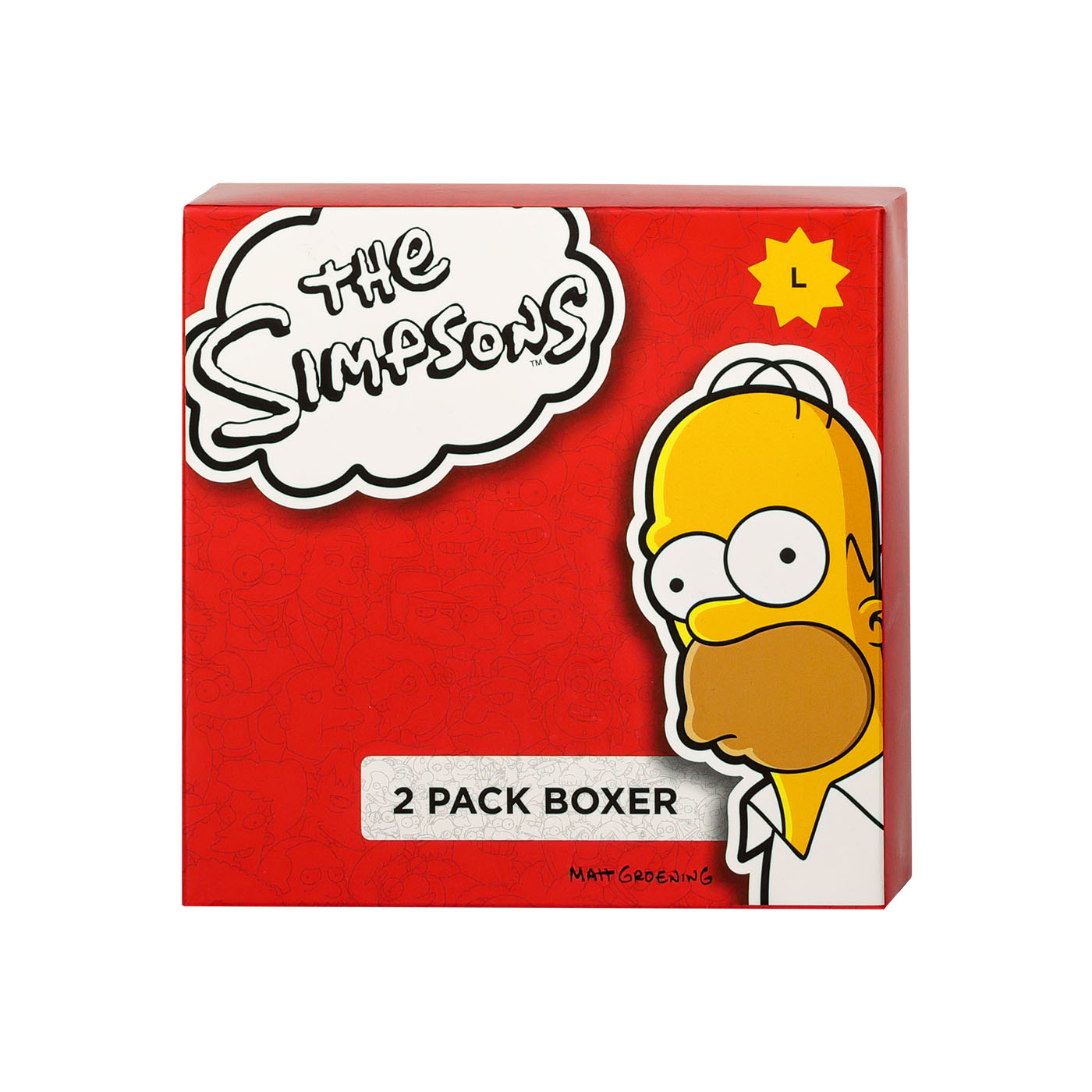 Pantaloni scurți boxeri pentru bărbați The Simpsons Love 2P Cutie cadou - Frogies