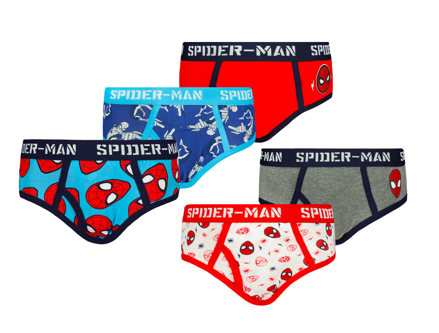 Levně Chlapecké slipy Spiderman 5 Pack - Frogies