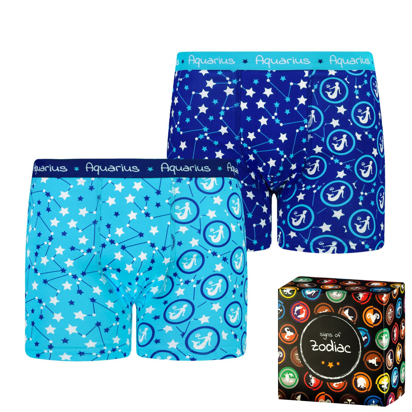 Men's boxers Frogies Zodiac Wassermann 2P Gift box