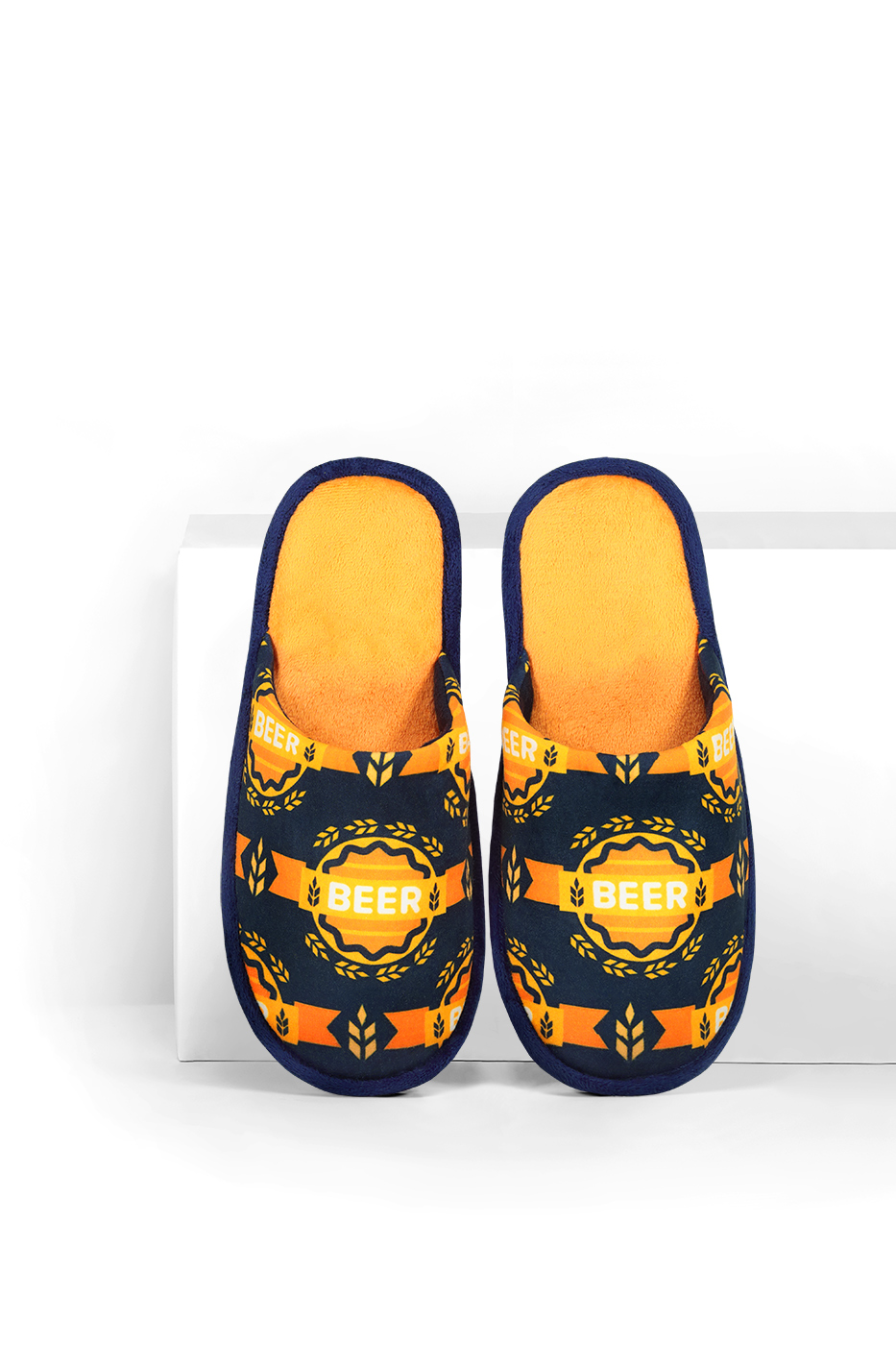 Men&#039;s Slippers Beer emblem - Frogies