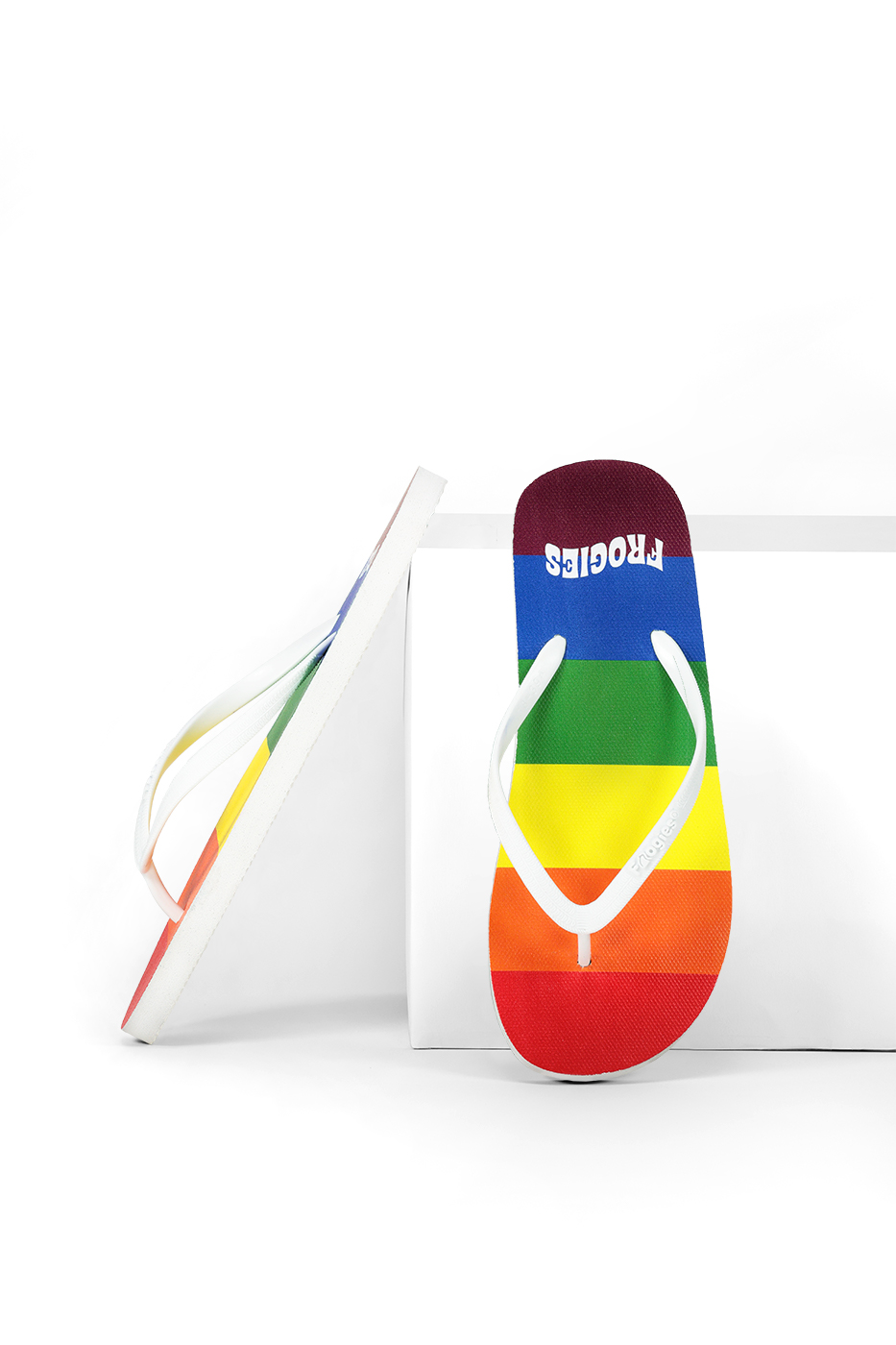 Women's flip-flops Frogies Rainbow