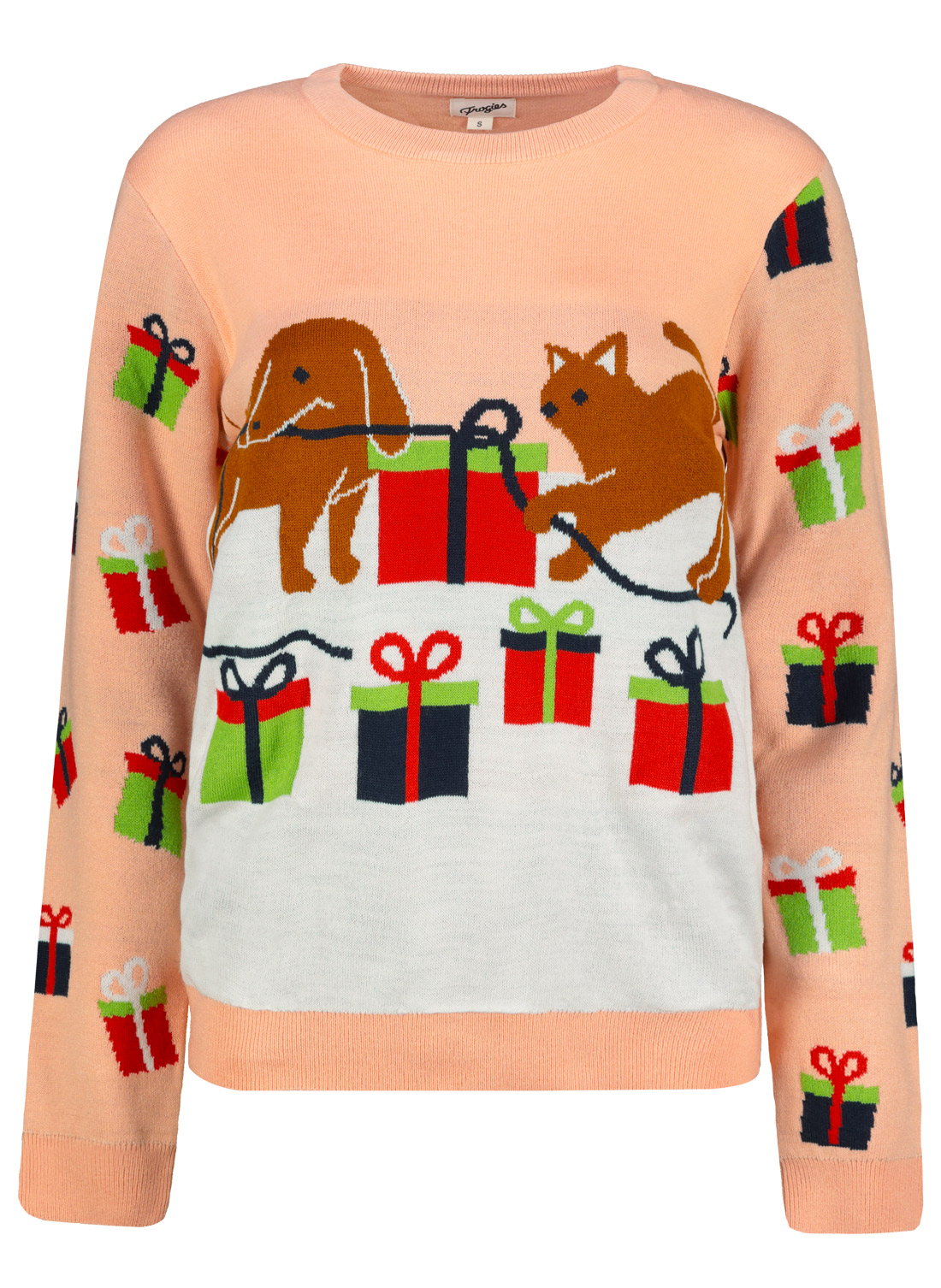Levně Dámský svetr Cat Dog Frogies Christmas