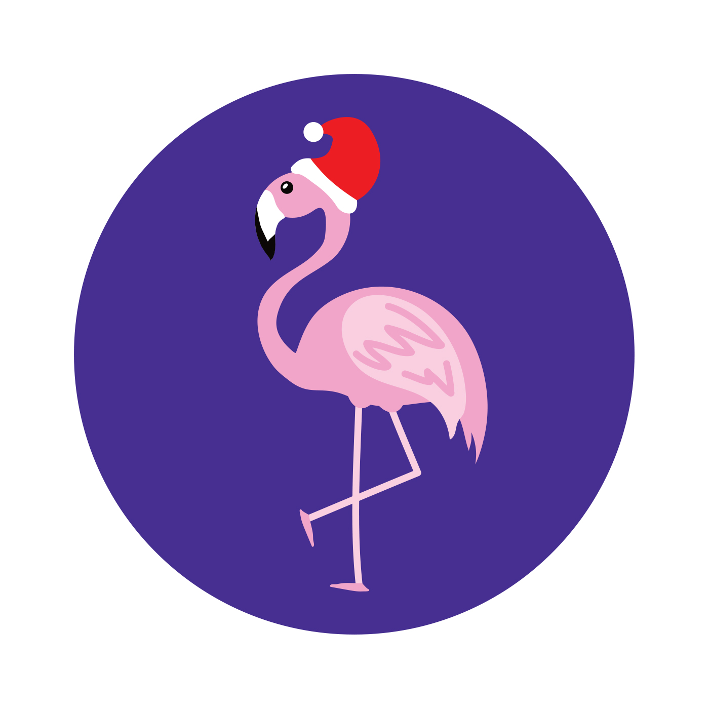 Women&#039;s panties Flamingo Christmas - Frogies