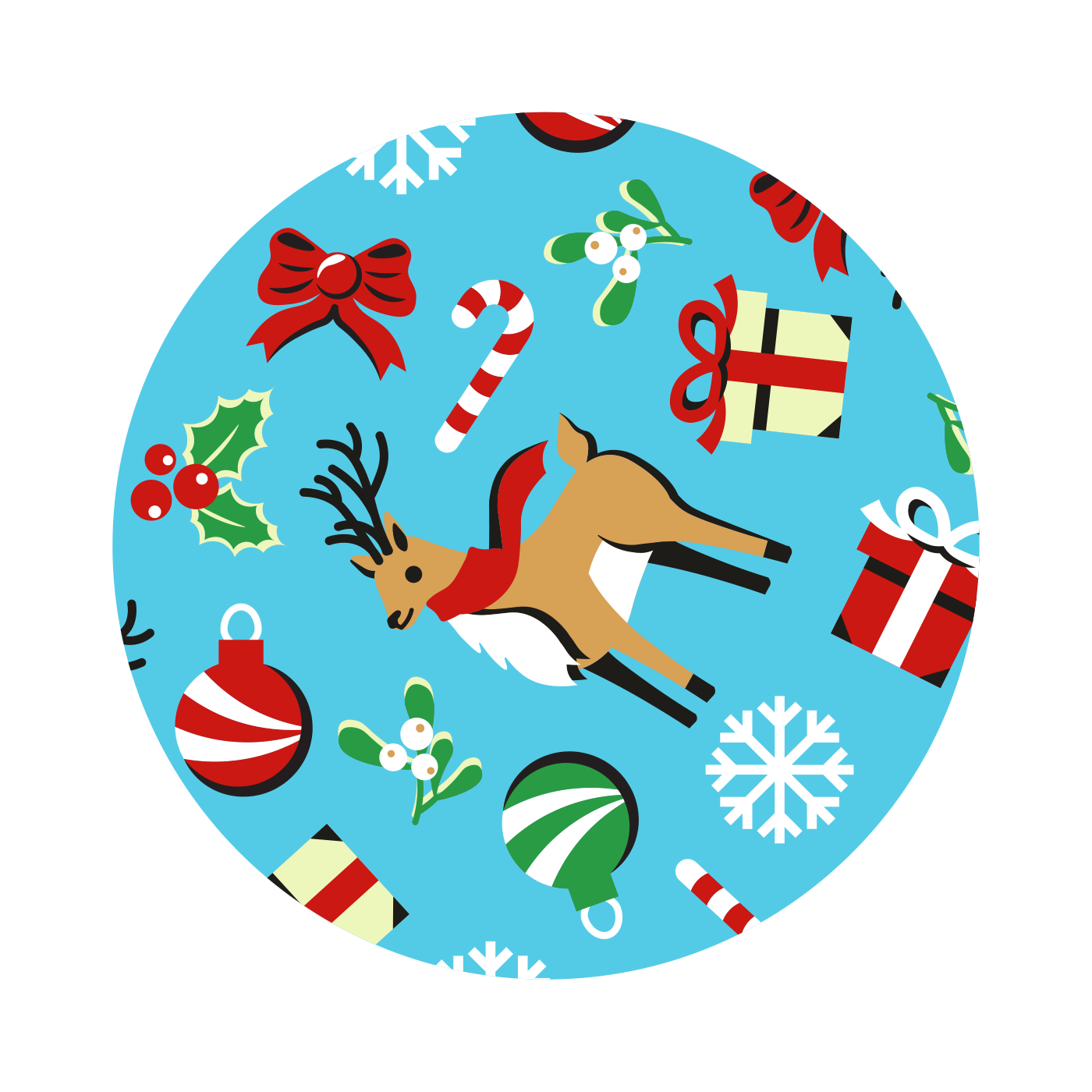 Trunchiuri pentru bărbați Ren Crăciun - Broaște