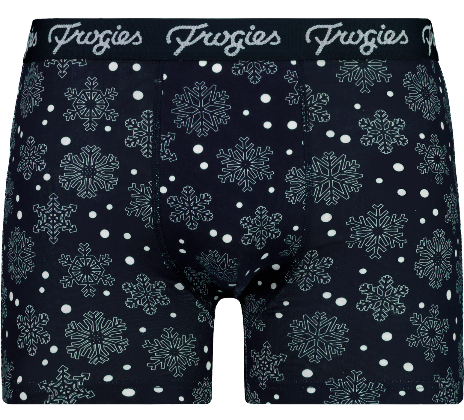 Men's Boxers Snowflakes Frogies Christmas