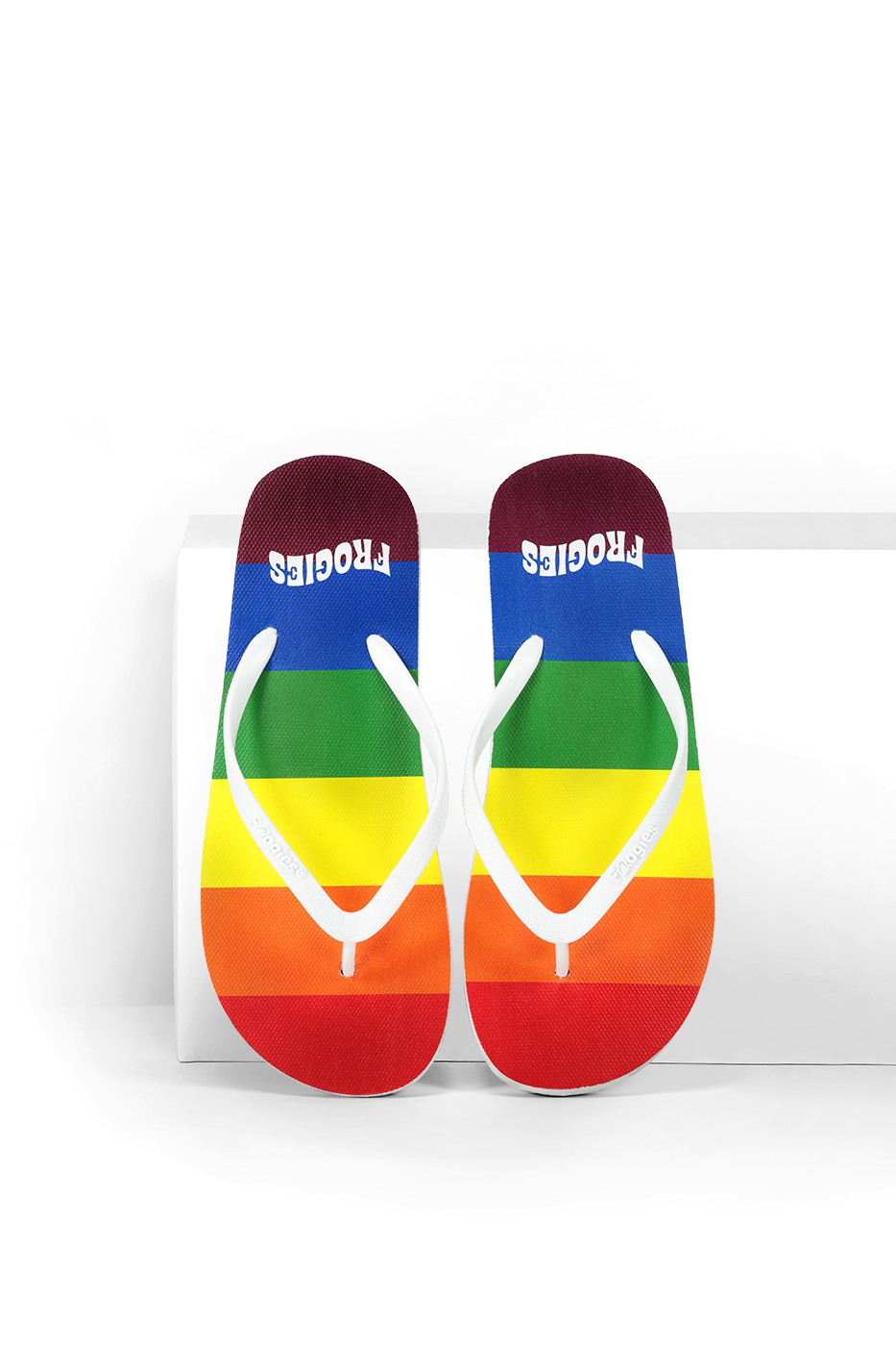 Women's flip-flops Frogies Rainbow