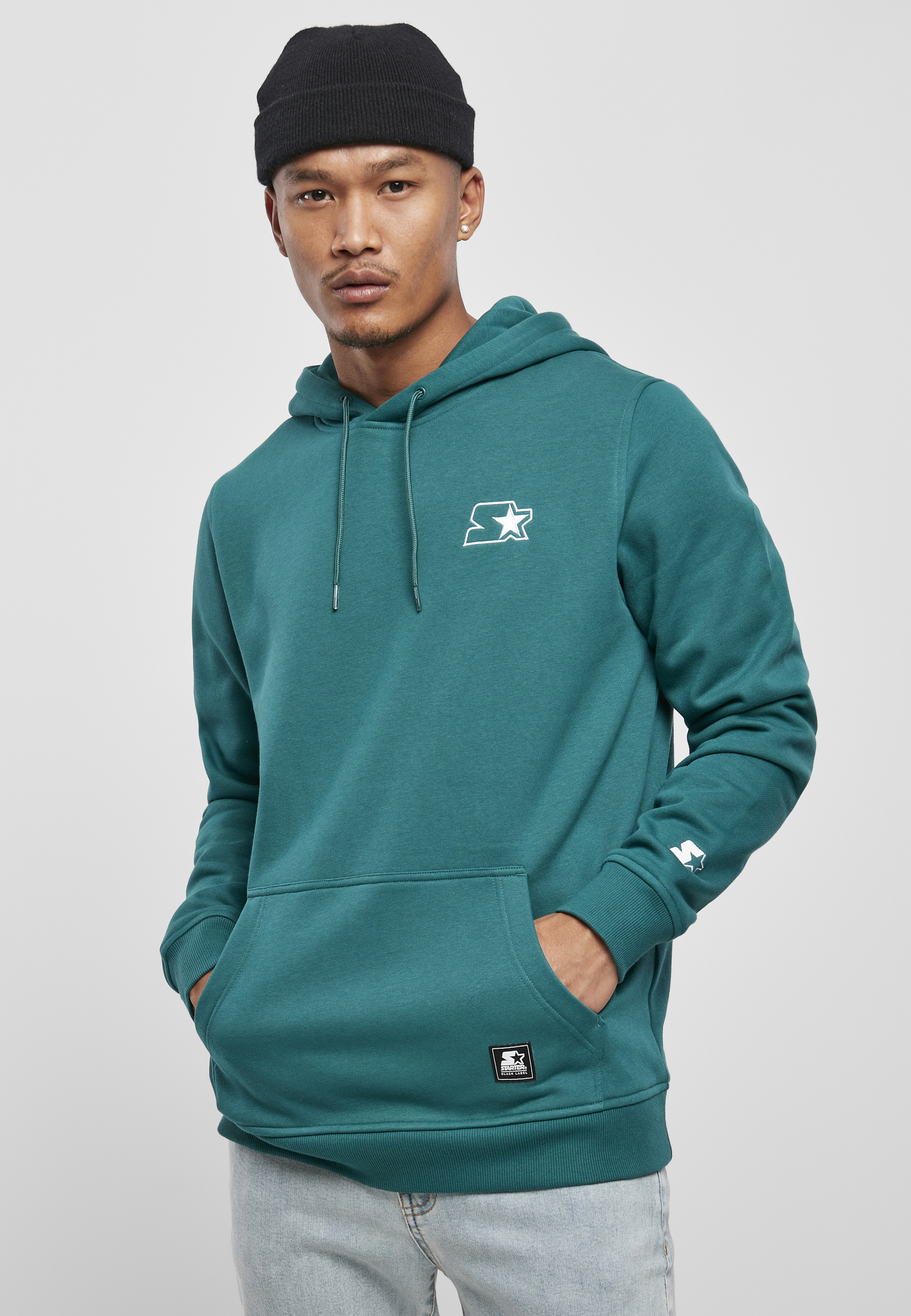 Starter logo-ul mic Hoody Retro verde