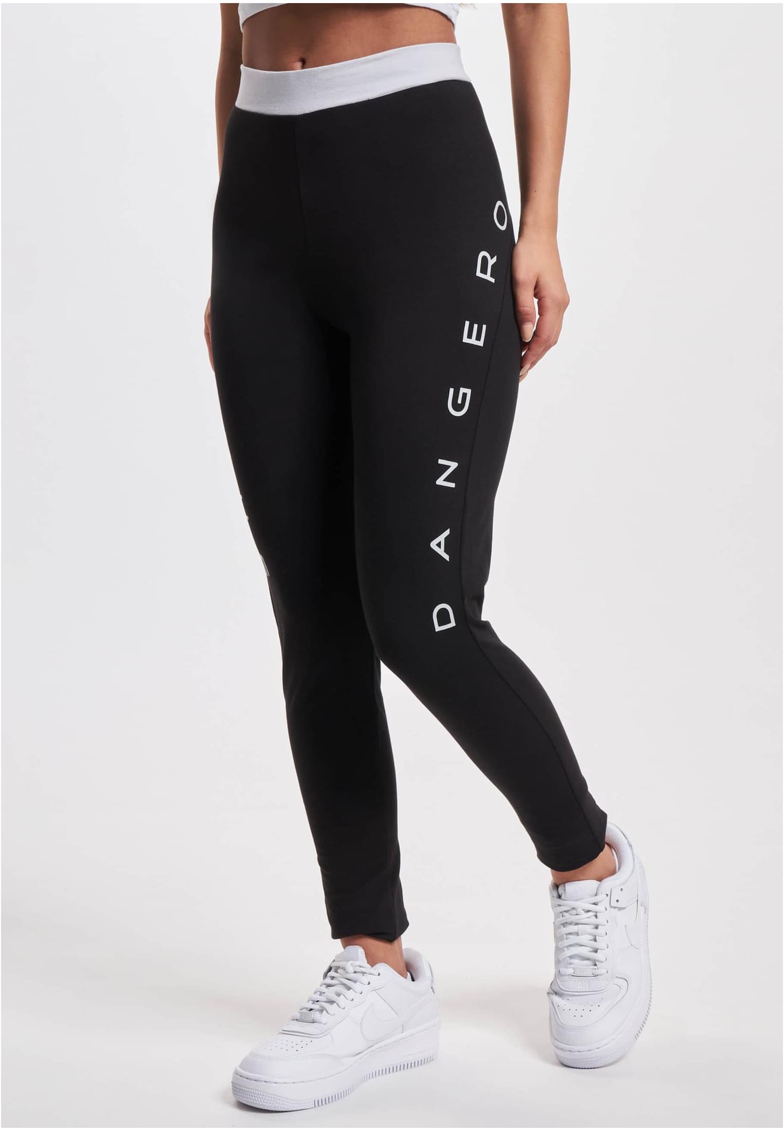 Womens Dangerous DNGRS EvilFuture Leggings - Black