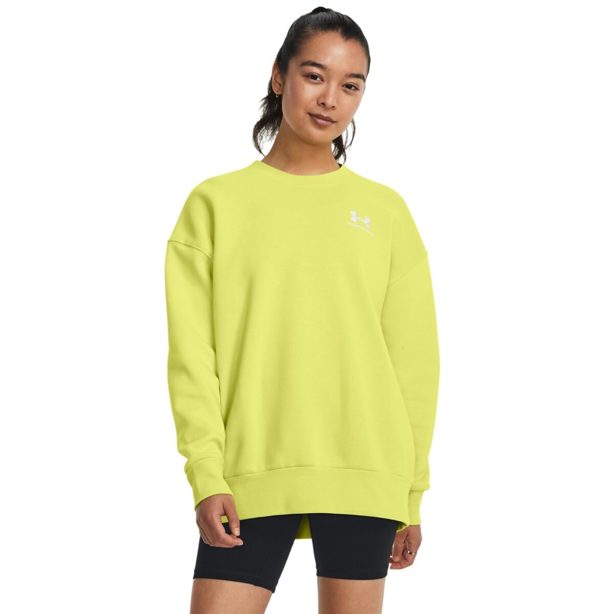 Dámská Oversize Mikina Under Armour Essential Flc OS Crew