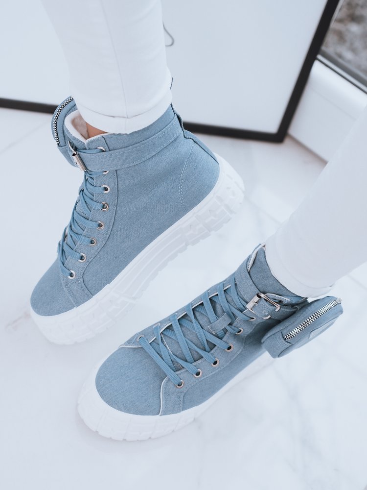 Trampki damskie WEIRA niebieskie Dstreet