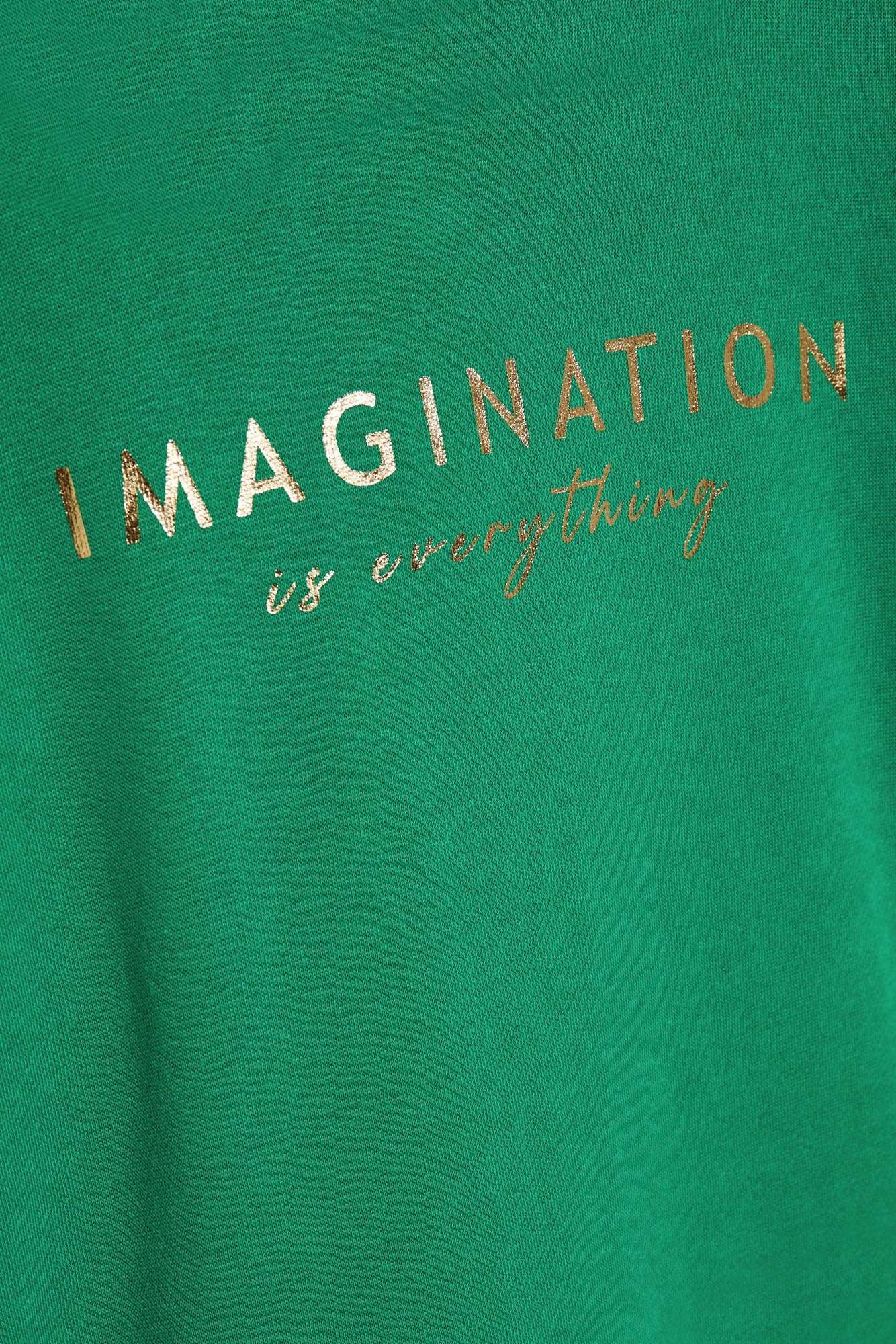 Hoodie with inscription