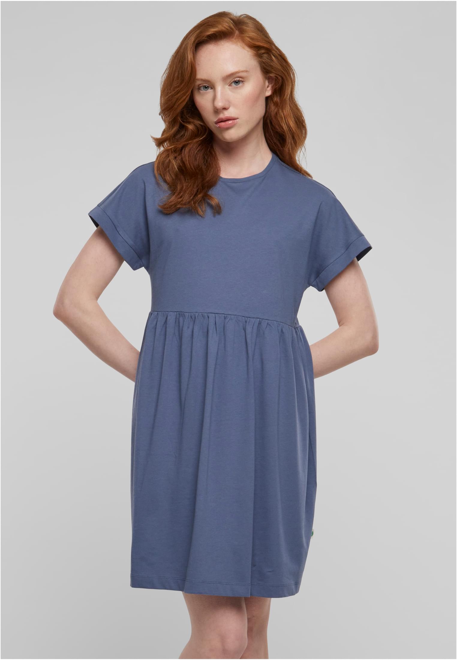 Women's Organic Empire Valance Tee Dress - Blue