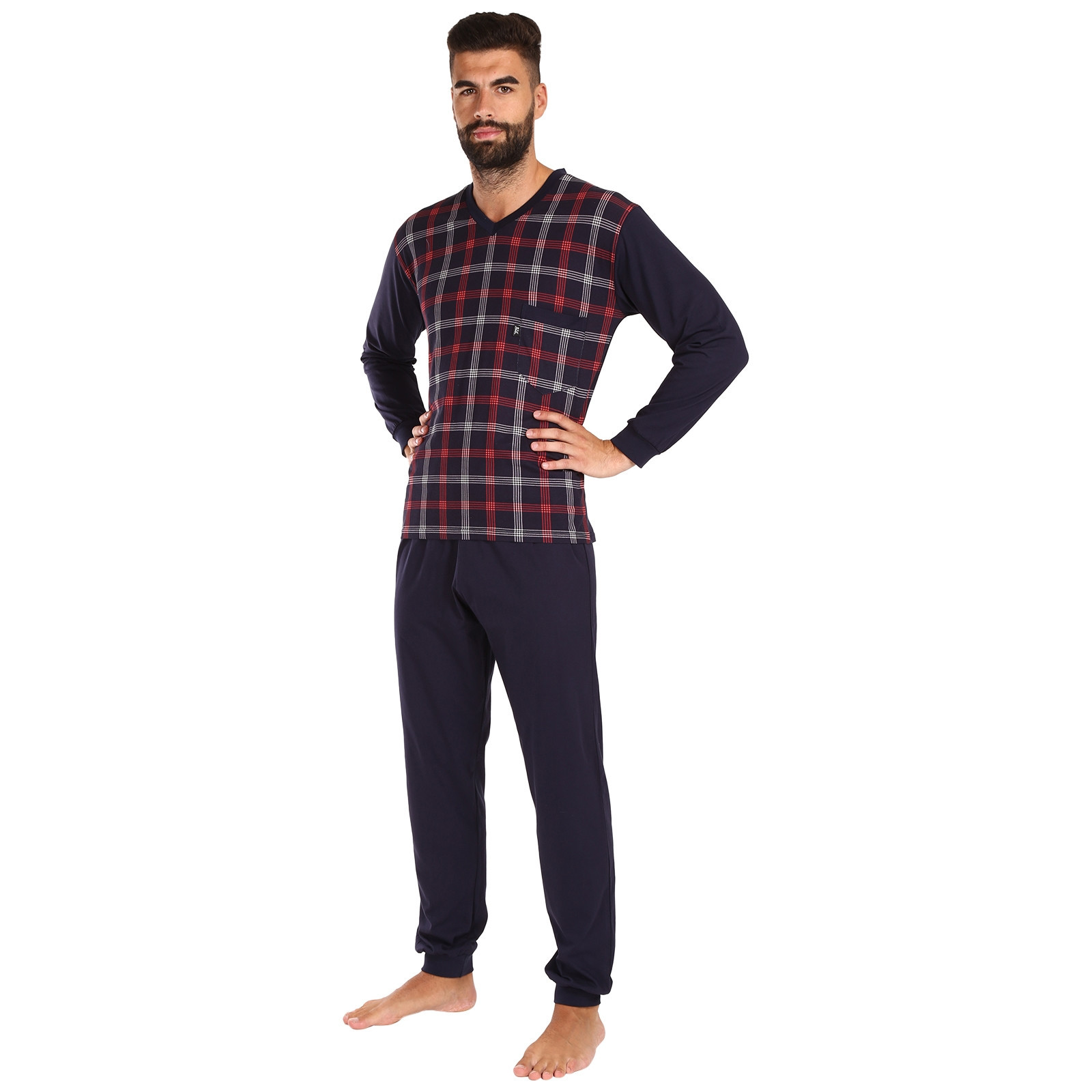 Men's pyjamas Foltýn oversize dark blue
