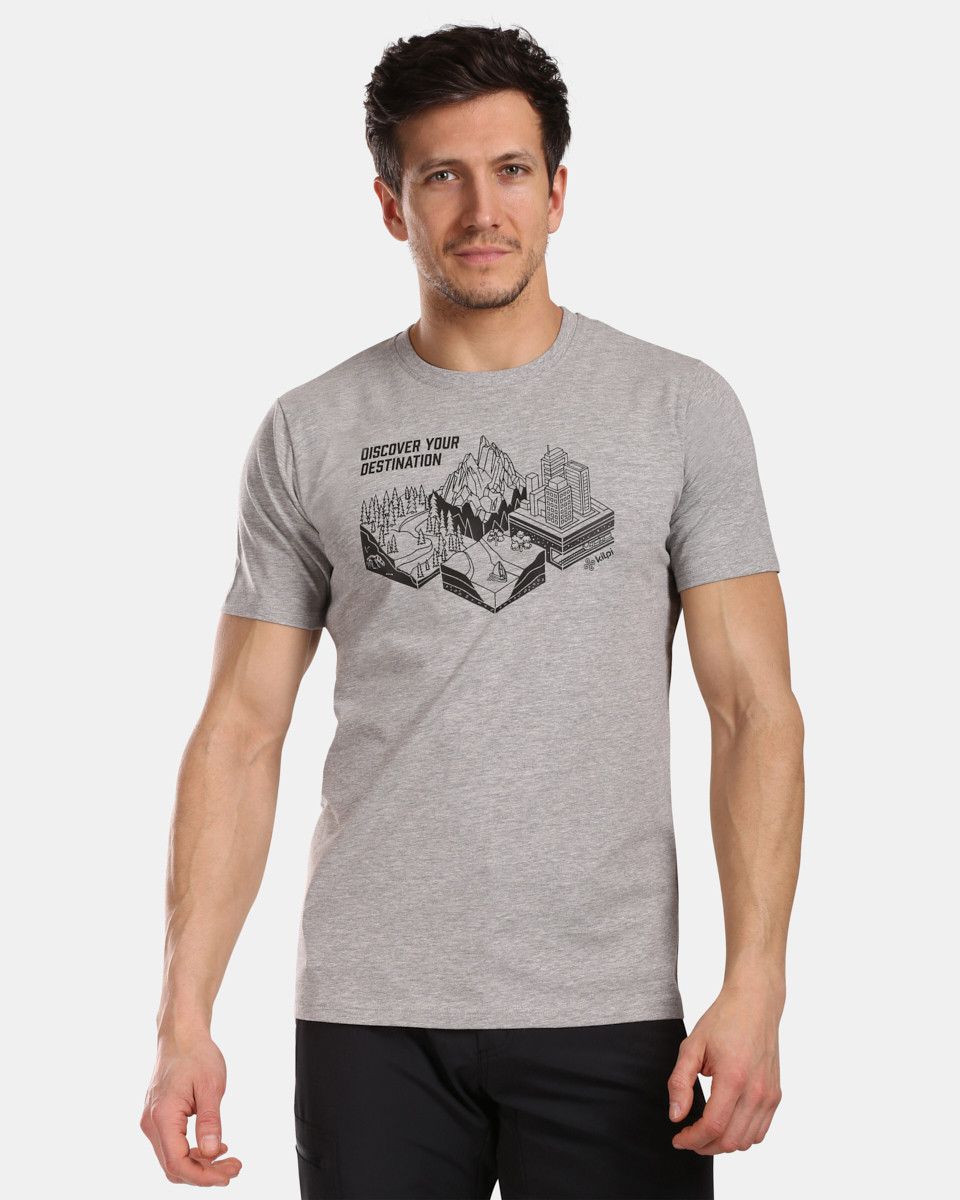 Men's functional T-shirt Kilpi GAROVE-M Light grey
