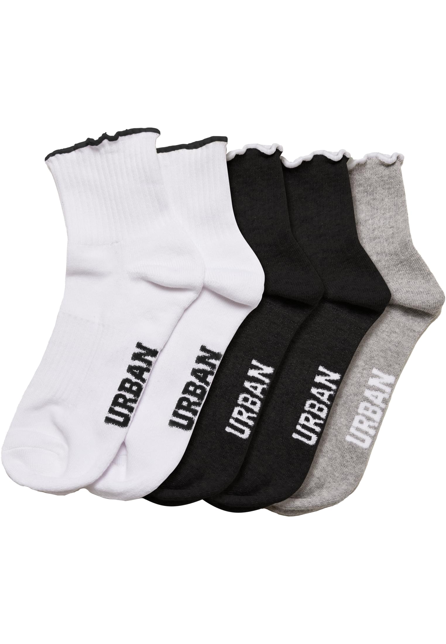 Girls' Small Border Socks 4-Pack Multicolor