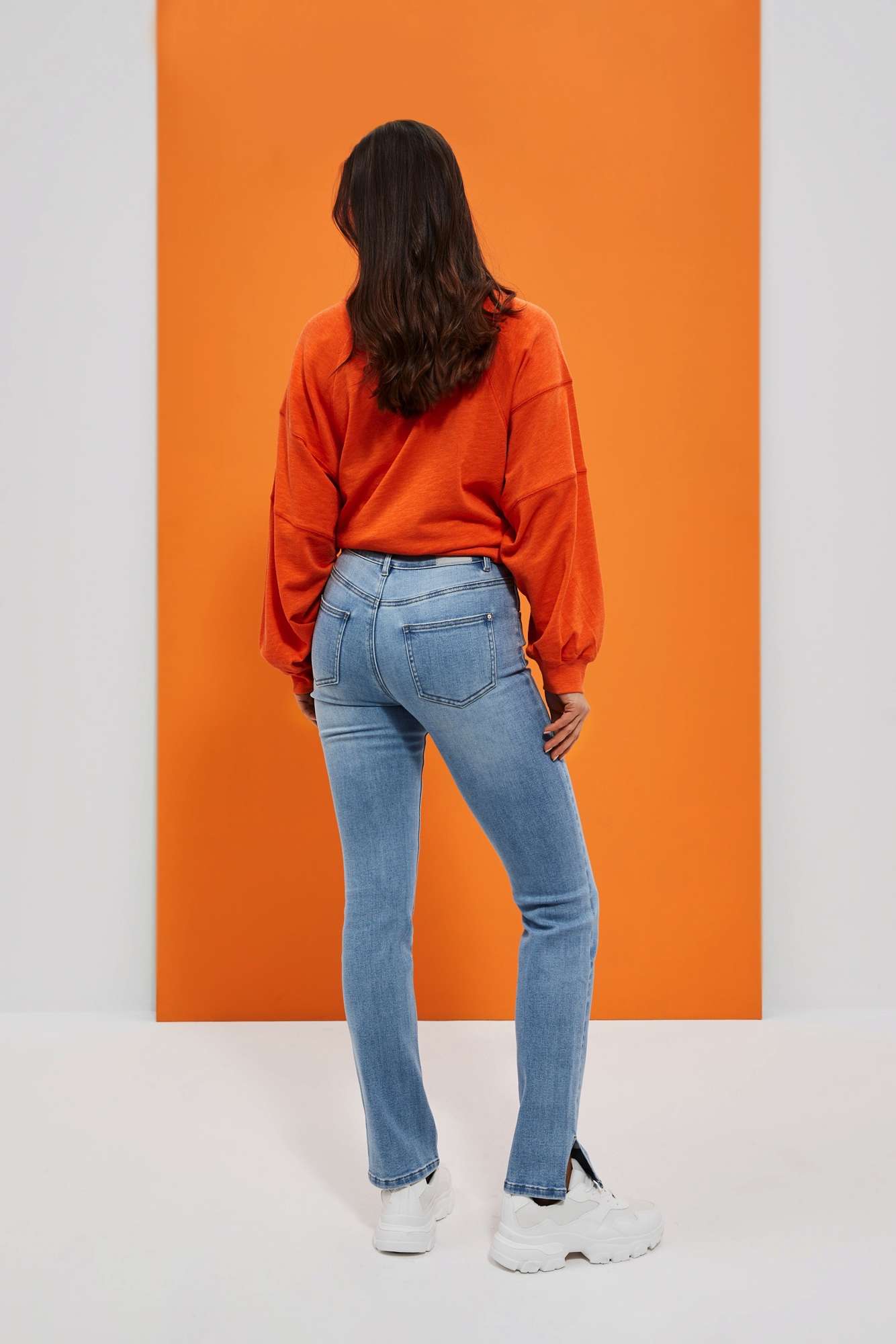 WOMEN'S JEANS L-JE-4025 BLUE