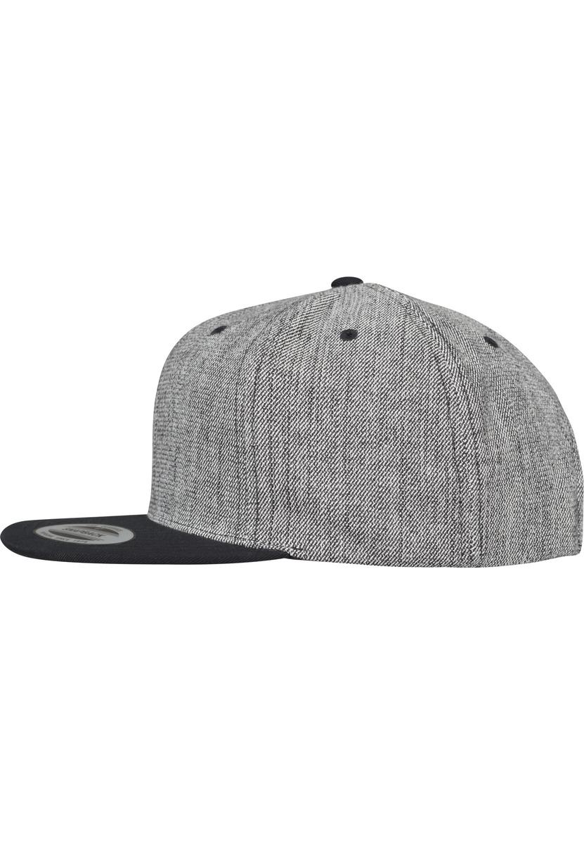 Melange Solid Snapback melanj negru / negru
