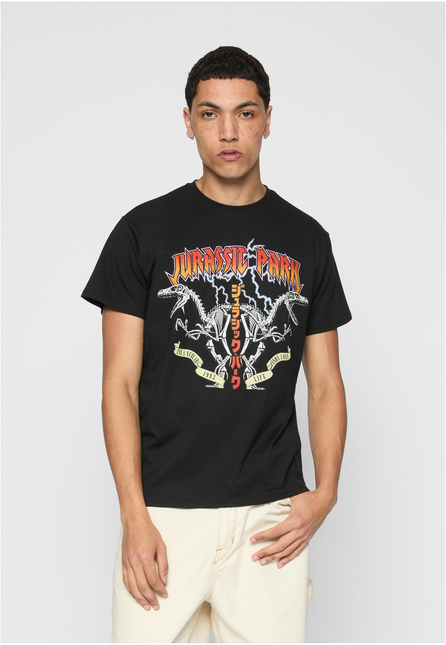 Jurassic Park Rock Black T-Shirt