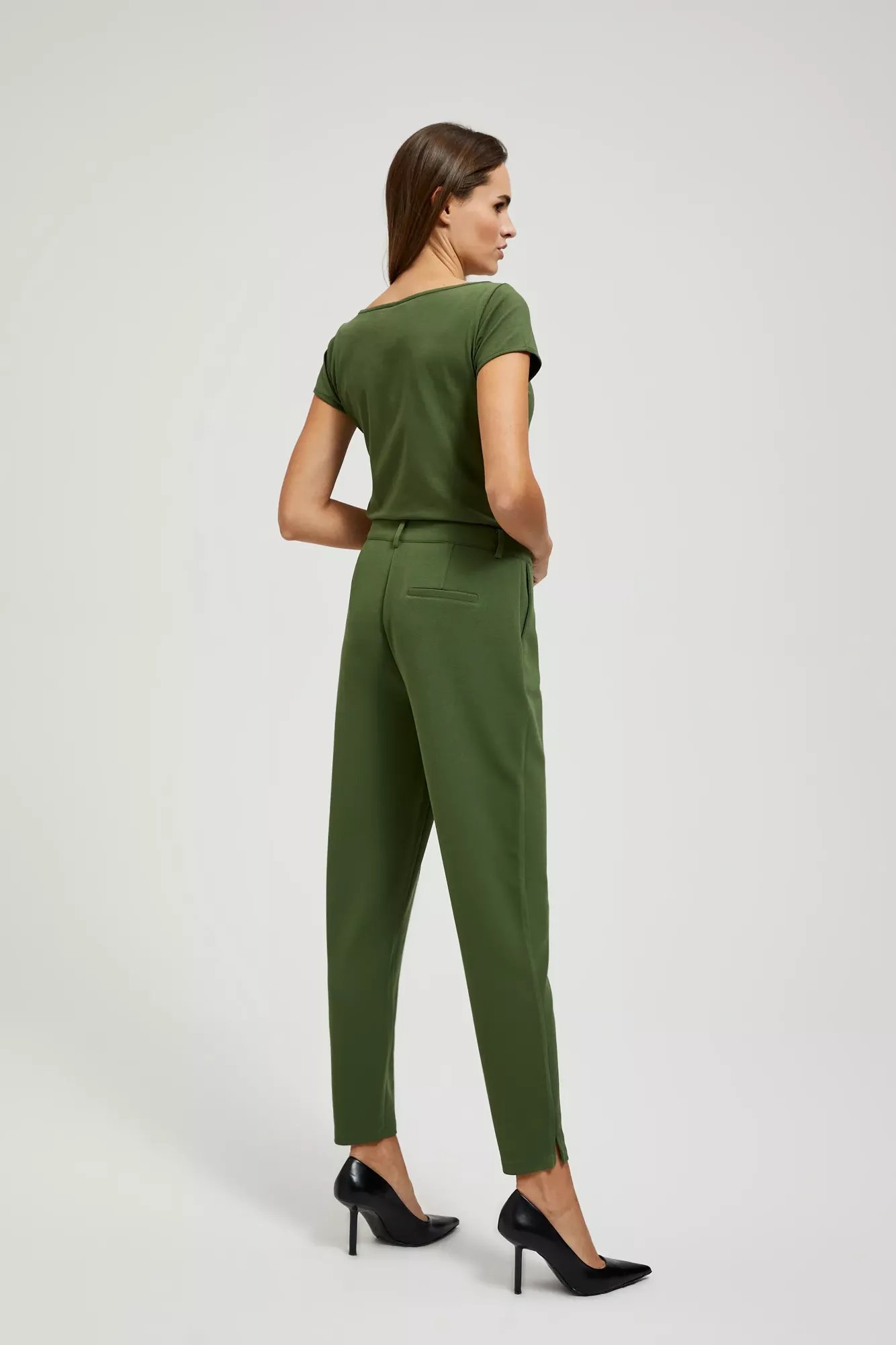 Marisse Women's Trousers L-Sp-4306 Khaki