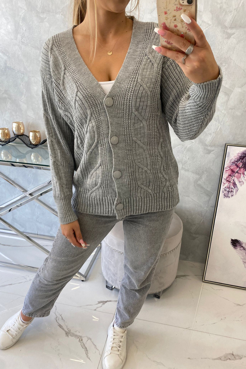 buttoned-sweater-with-wide-sleeves-gray