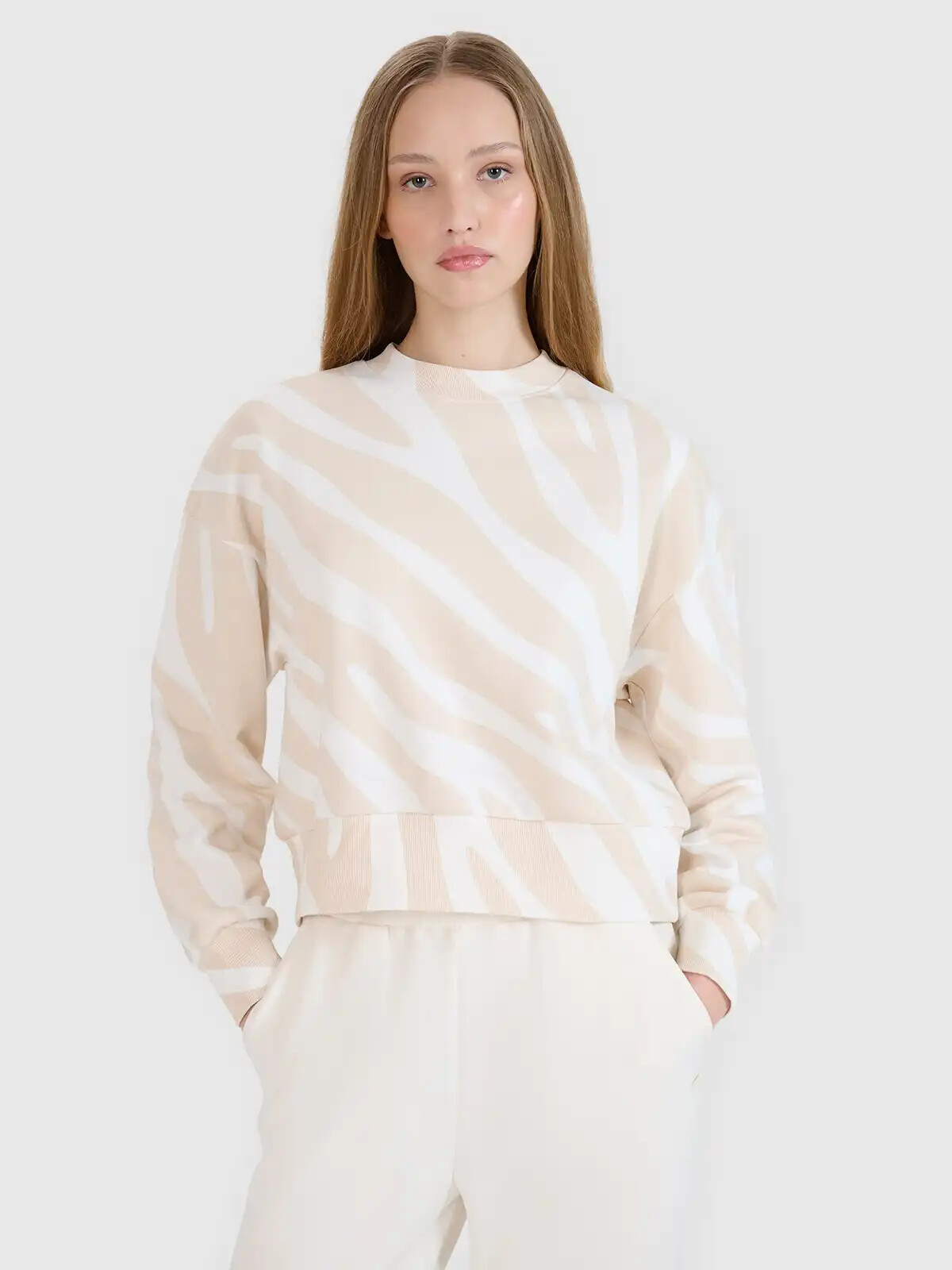 Women&#039;s sweatshirt 4F
