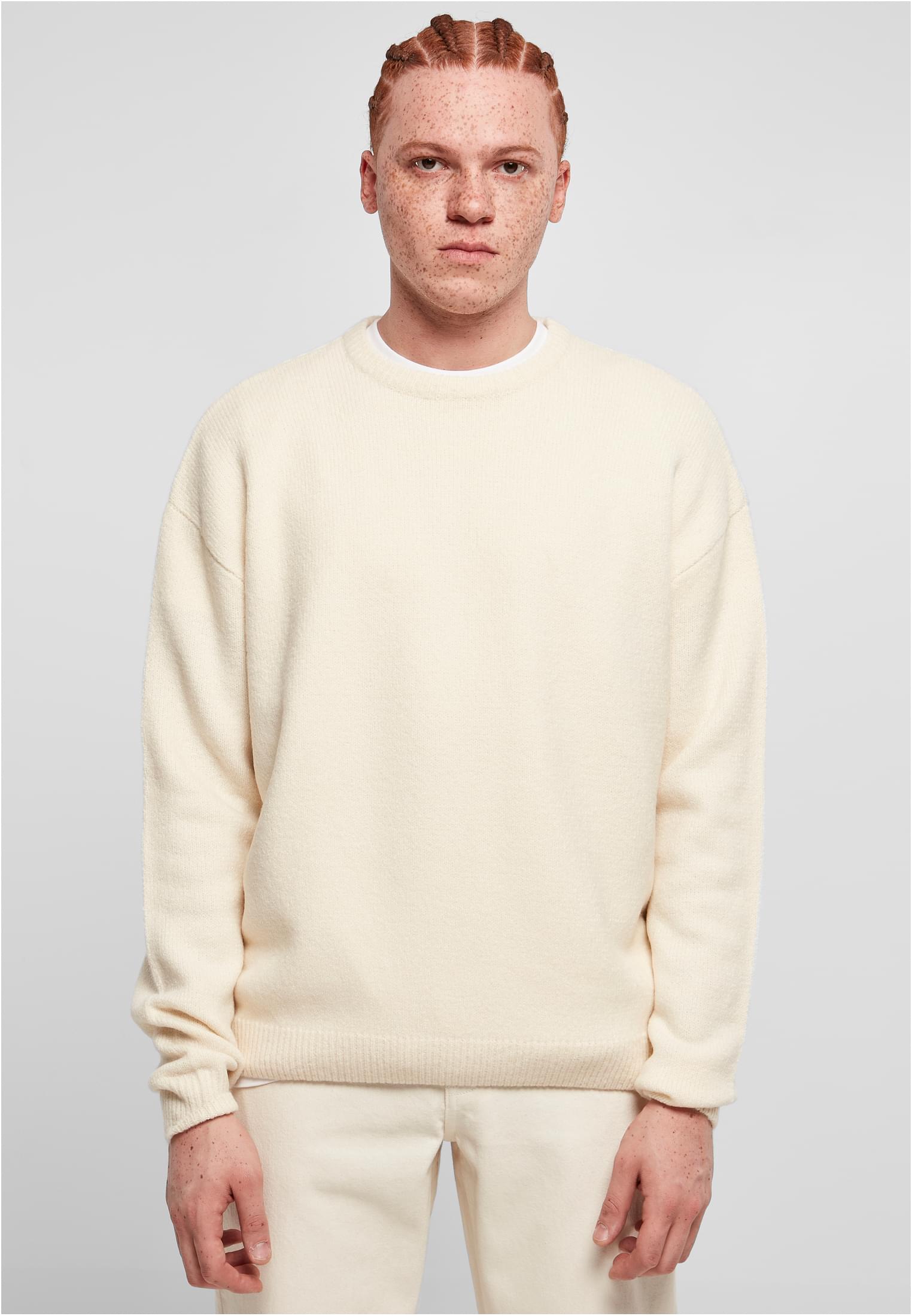 Oversized chunky whitesand sweater