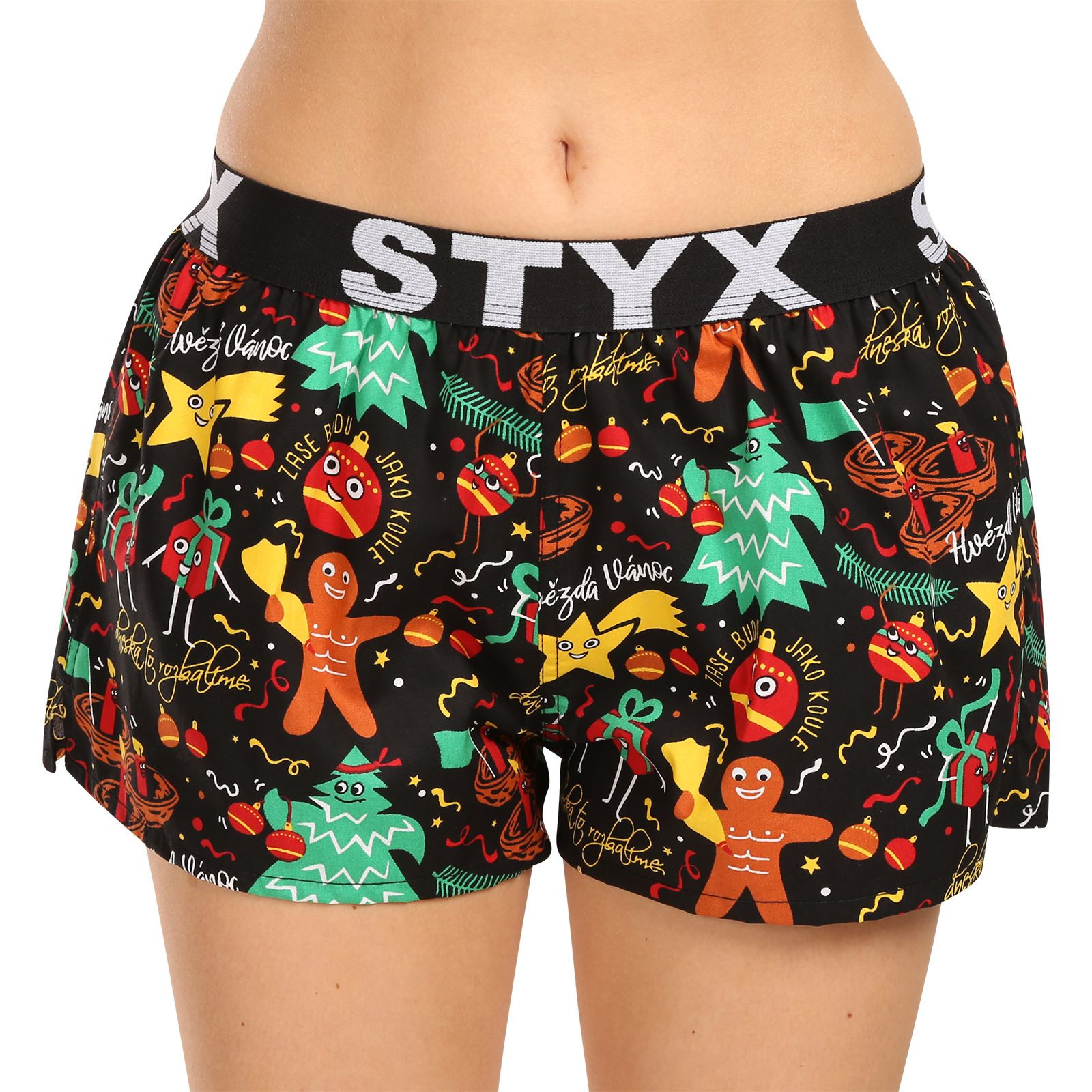 Women's Briefs Styx Art Sports Rubber Christmas Decorations