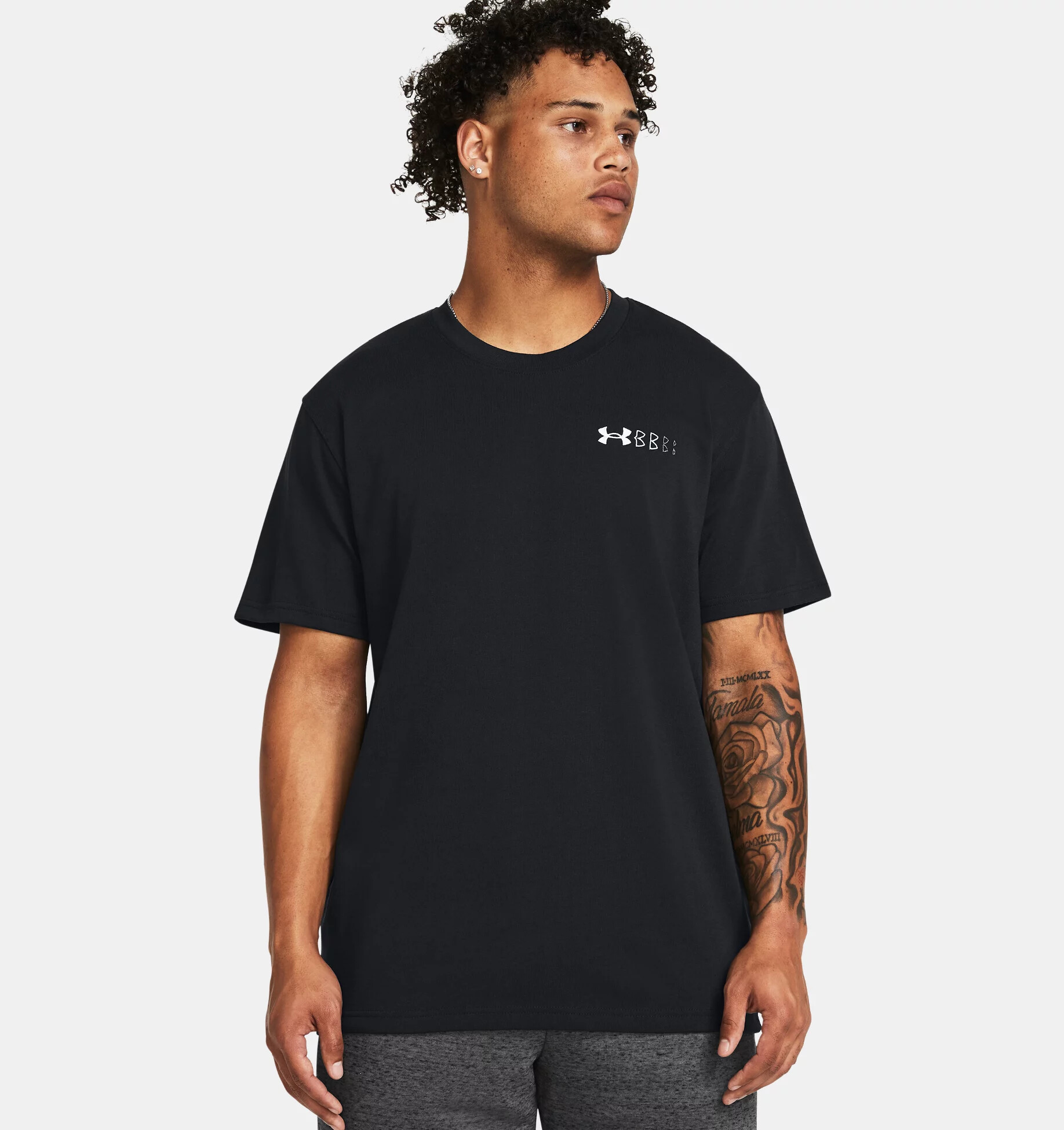 Men's T-shirt Under Armour HW LC Logo Repeat SS