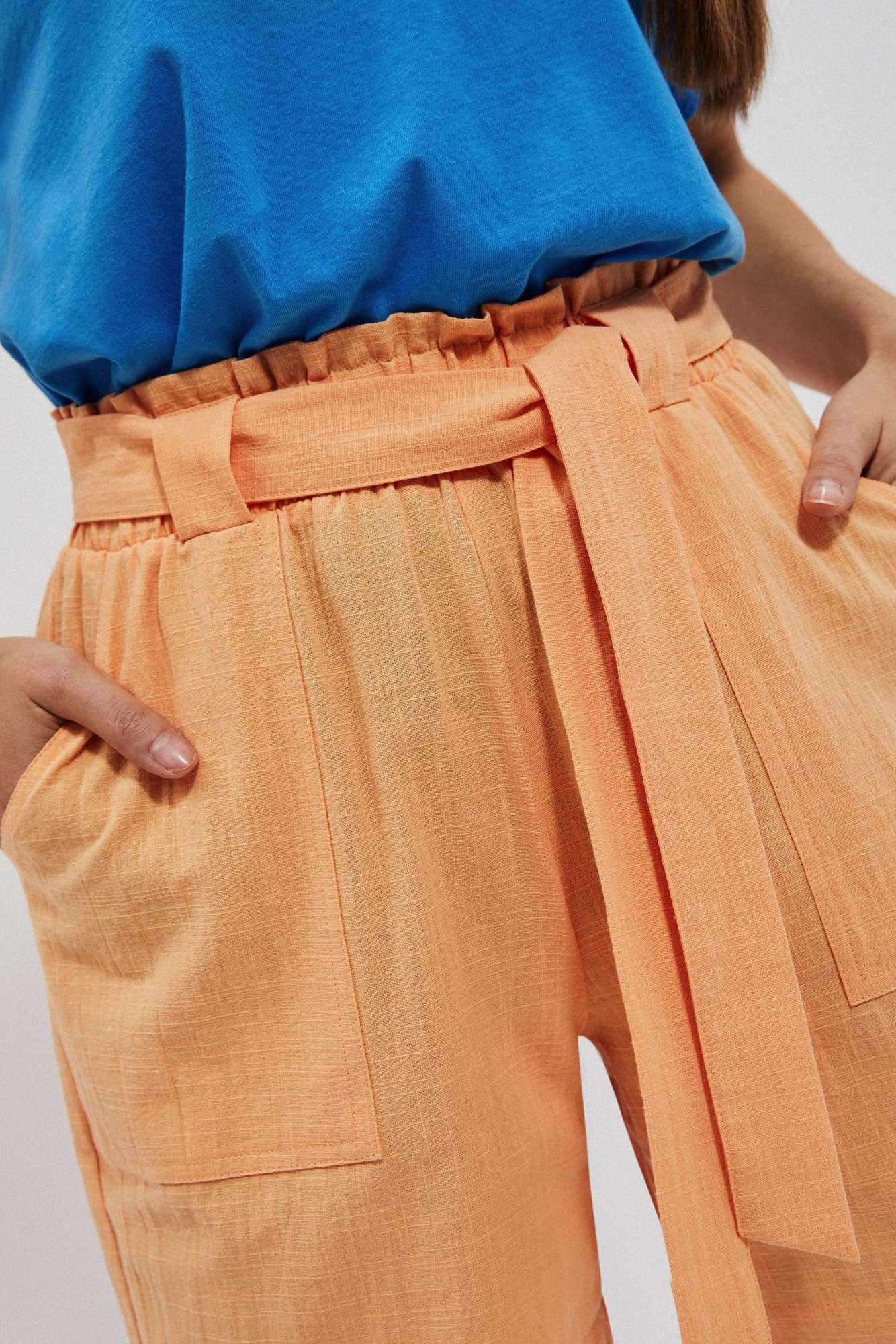 WOMEN&#039;S SHORTS L-SH-4001 PEACH