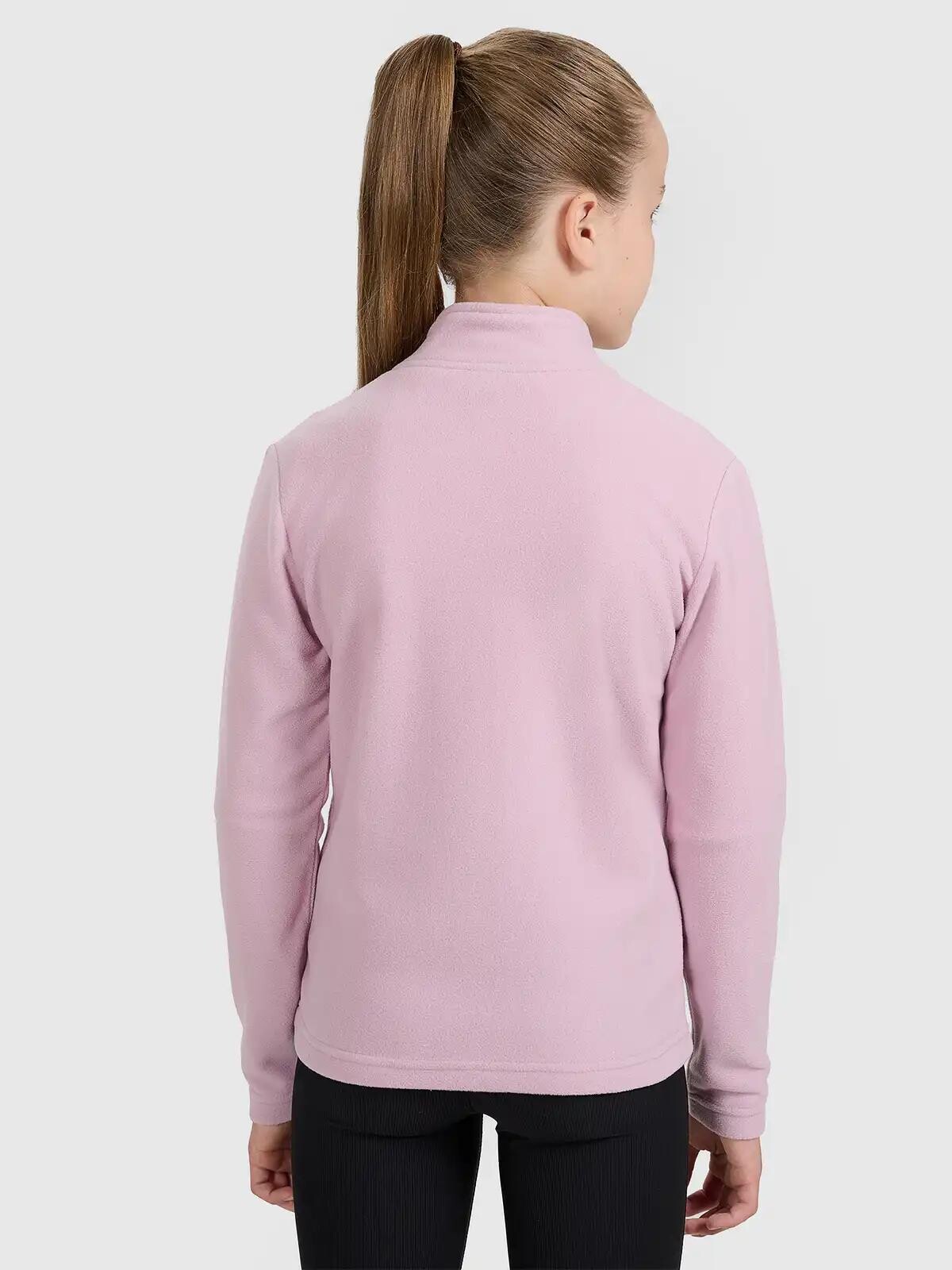 Girls&#039; fleece sweatshirt 4F