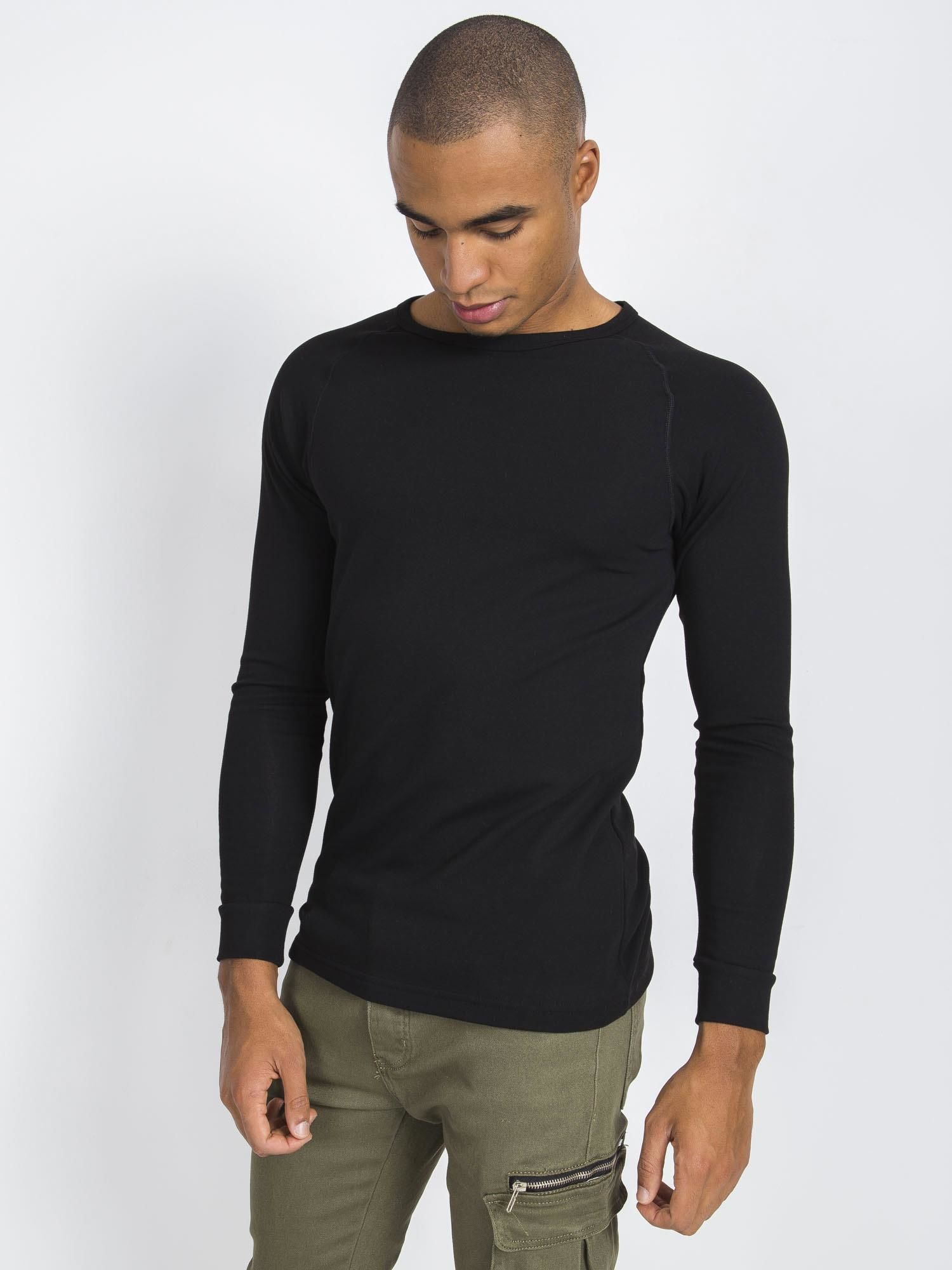 Bluza termică neagră pentru bărbați