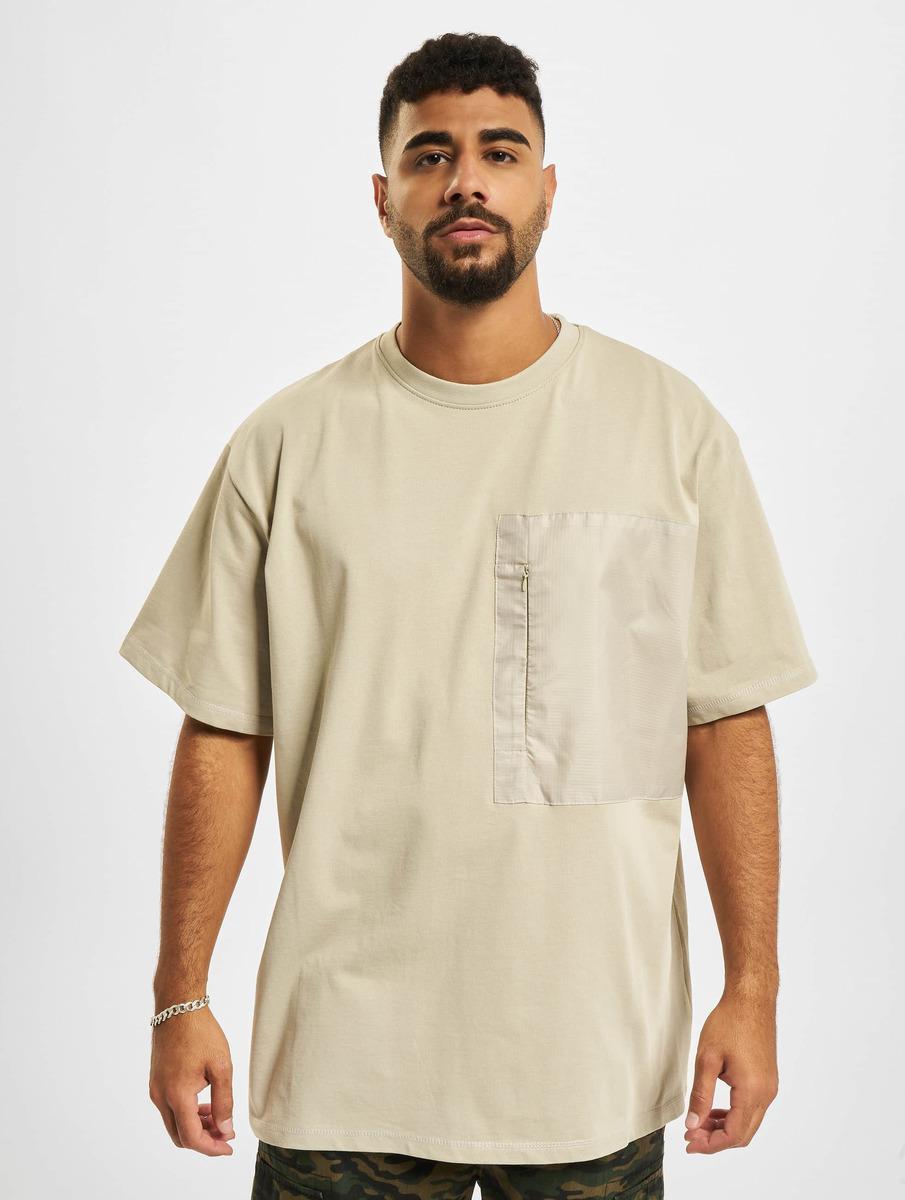 Basic Pocket T-Shirt Beige