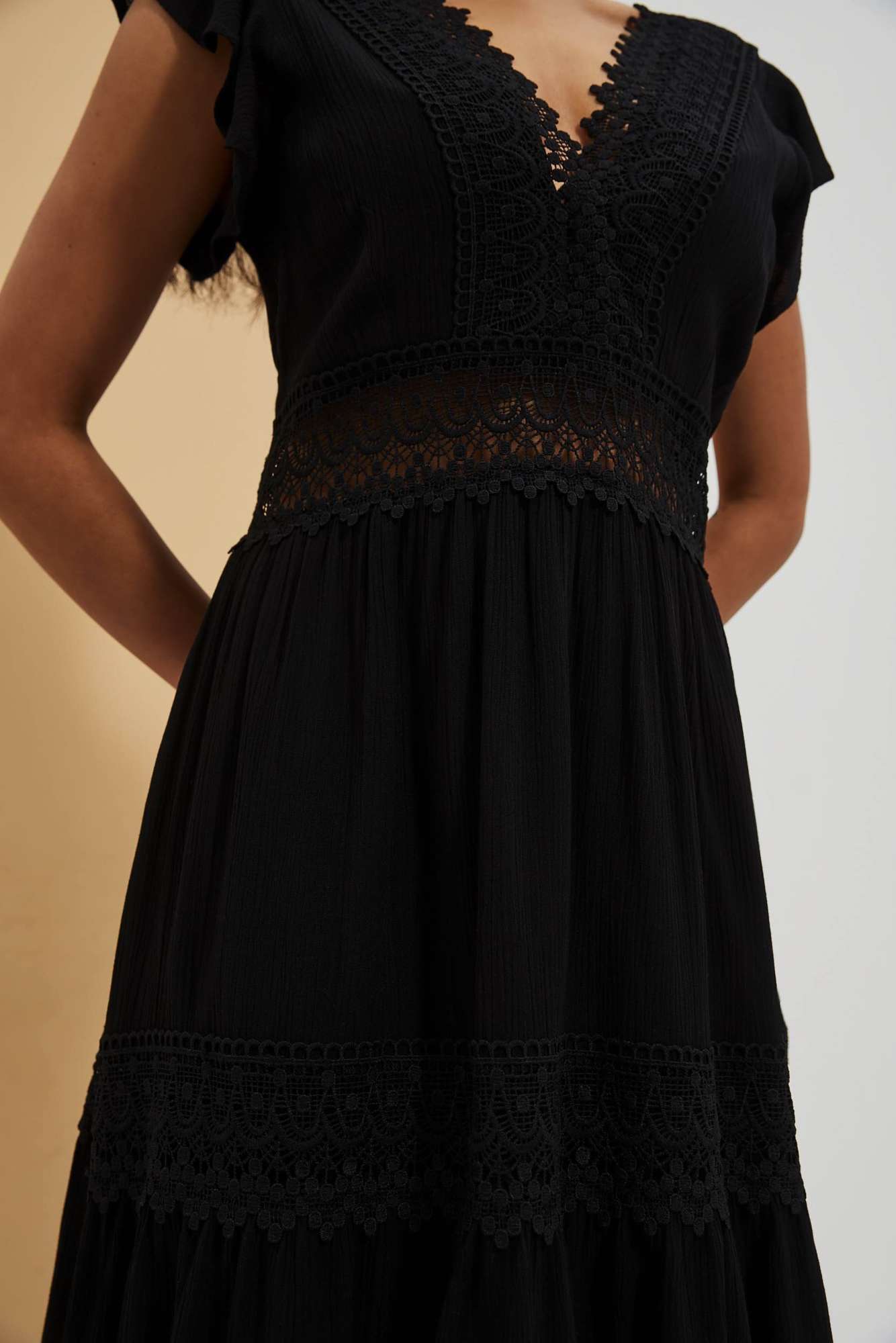 Marisse Women's Dress L-Su-4045 Black