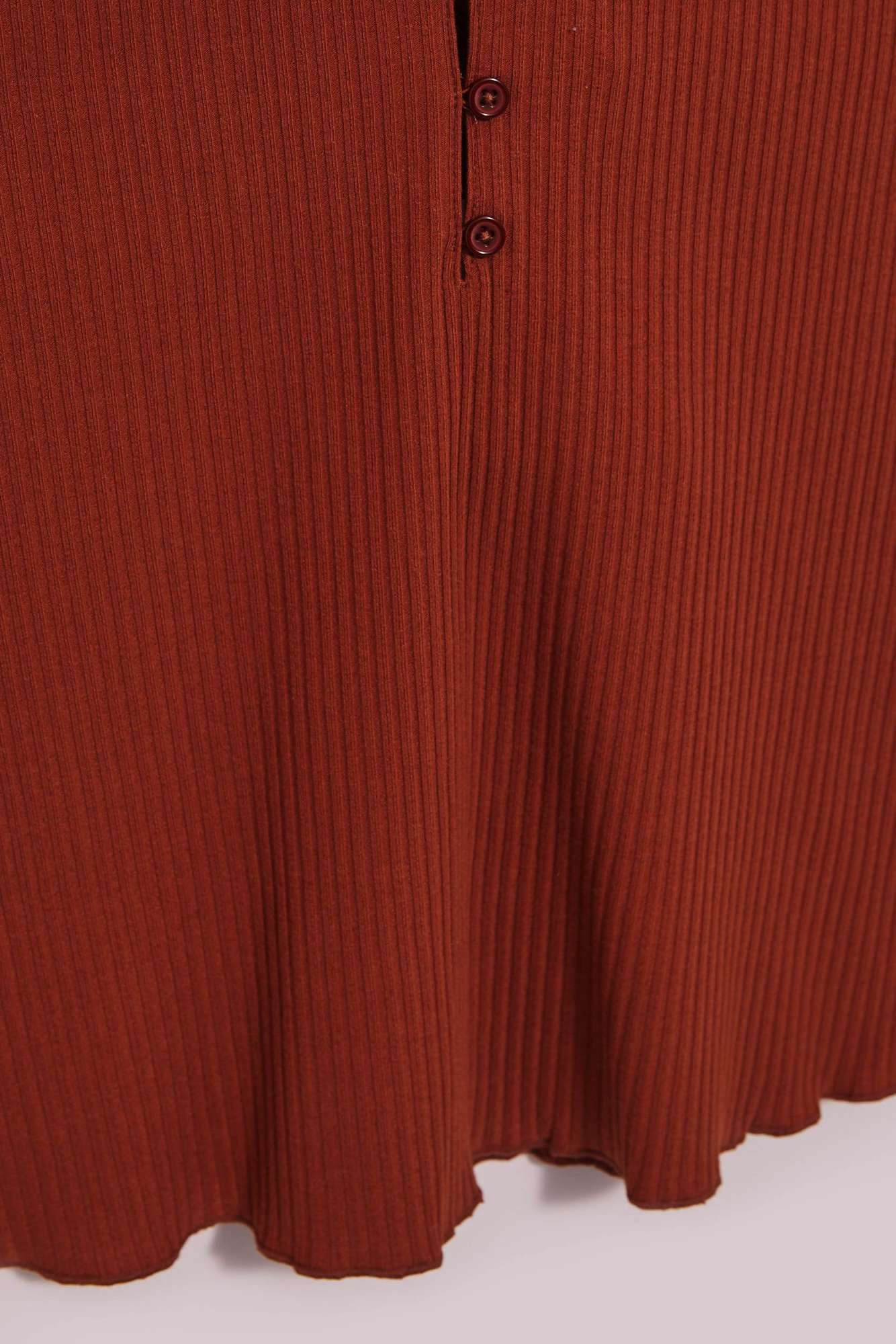 WOMEN'S TOP L-TS-4065 BROWN