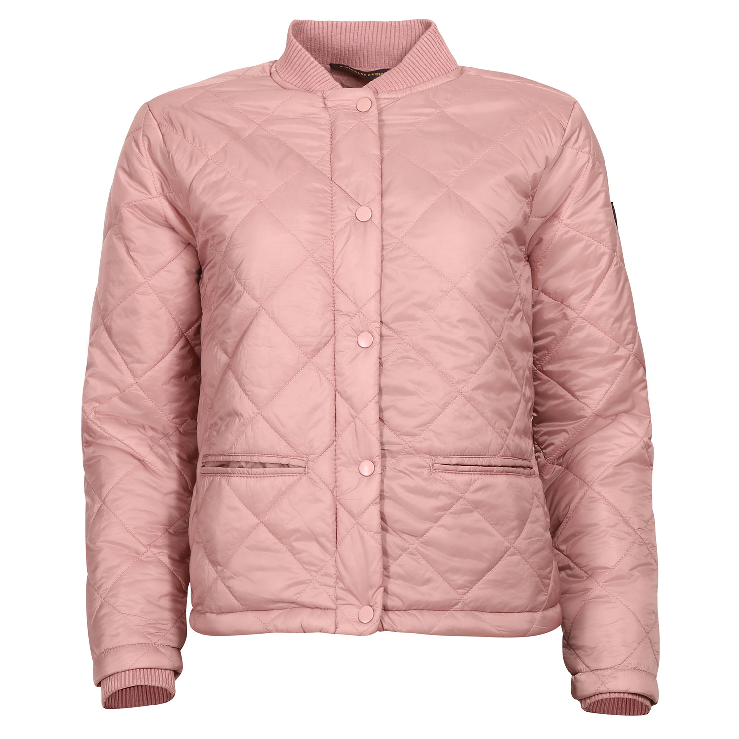 Women's quilted jacket nax NAX LOPENA pale mauve